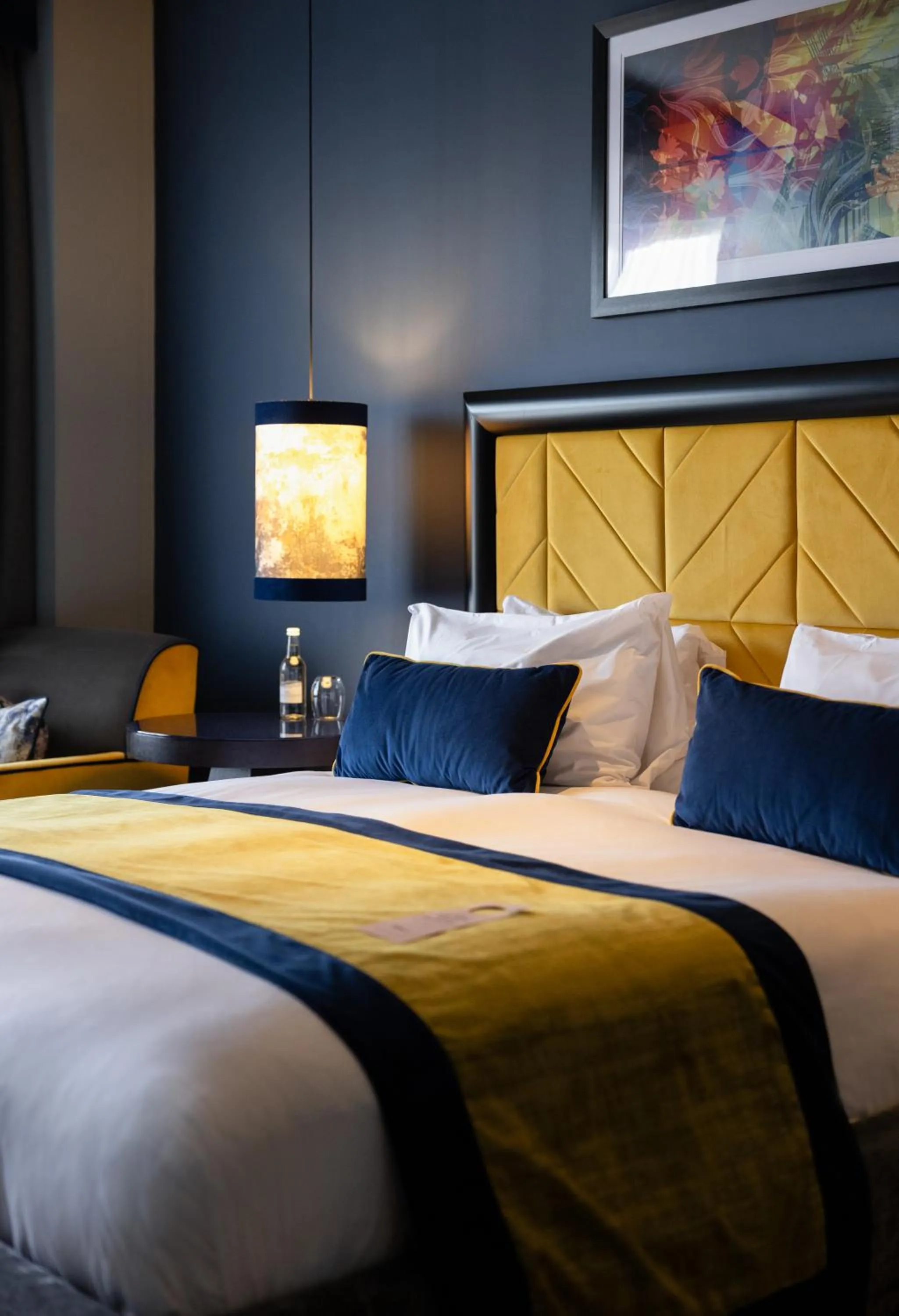 Bedroom, Bed in Malmaison Newcastle