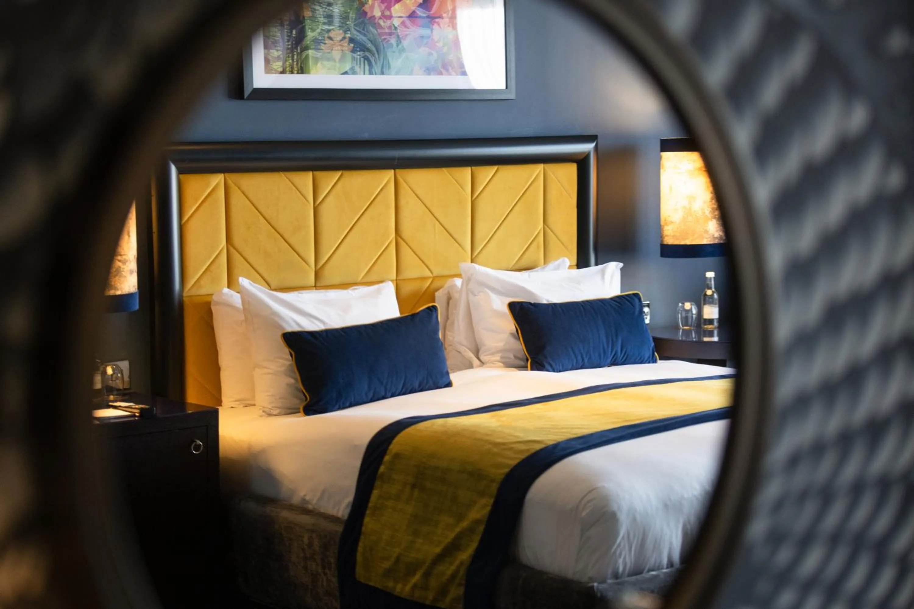 Bedroom, Bed in Malmaison Newcastle