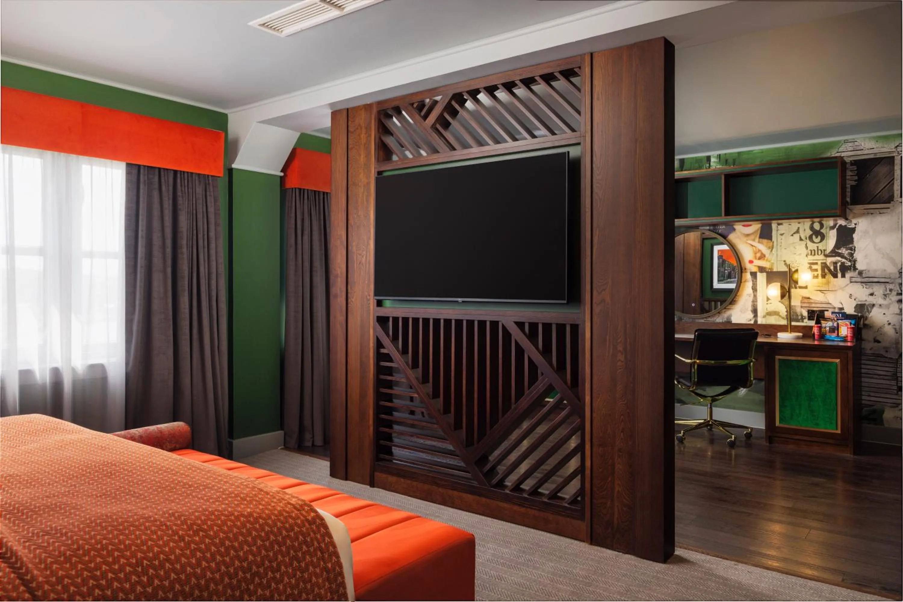 Bedroom, Bed in Malmaison Newcastle