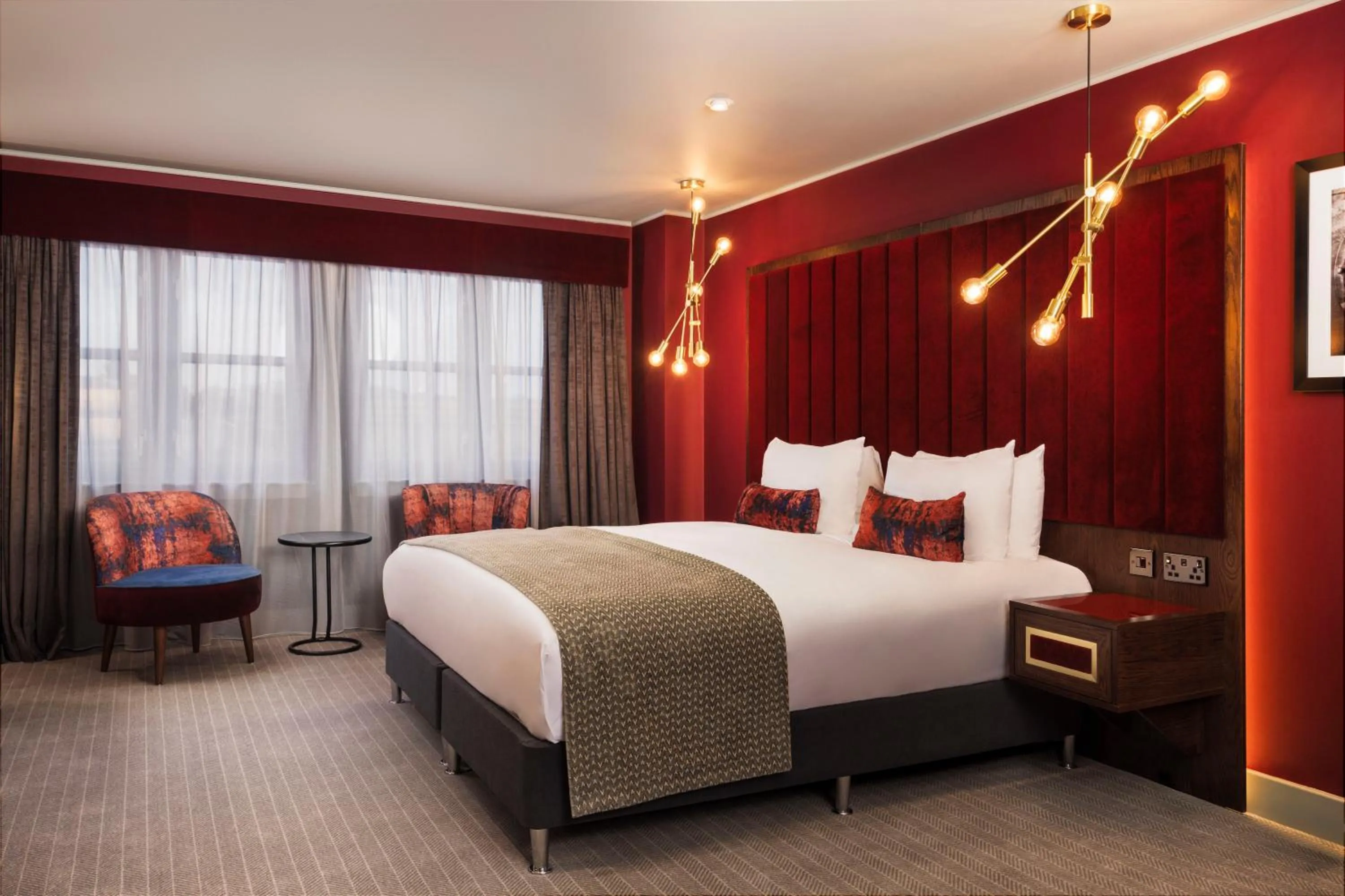 Bedroom, Bed in Malmaison Newcastle