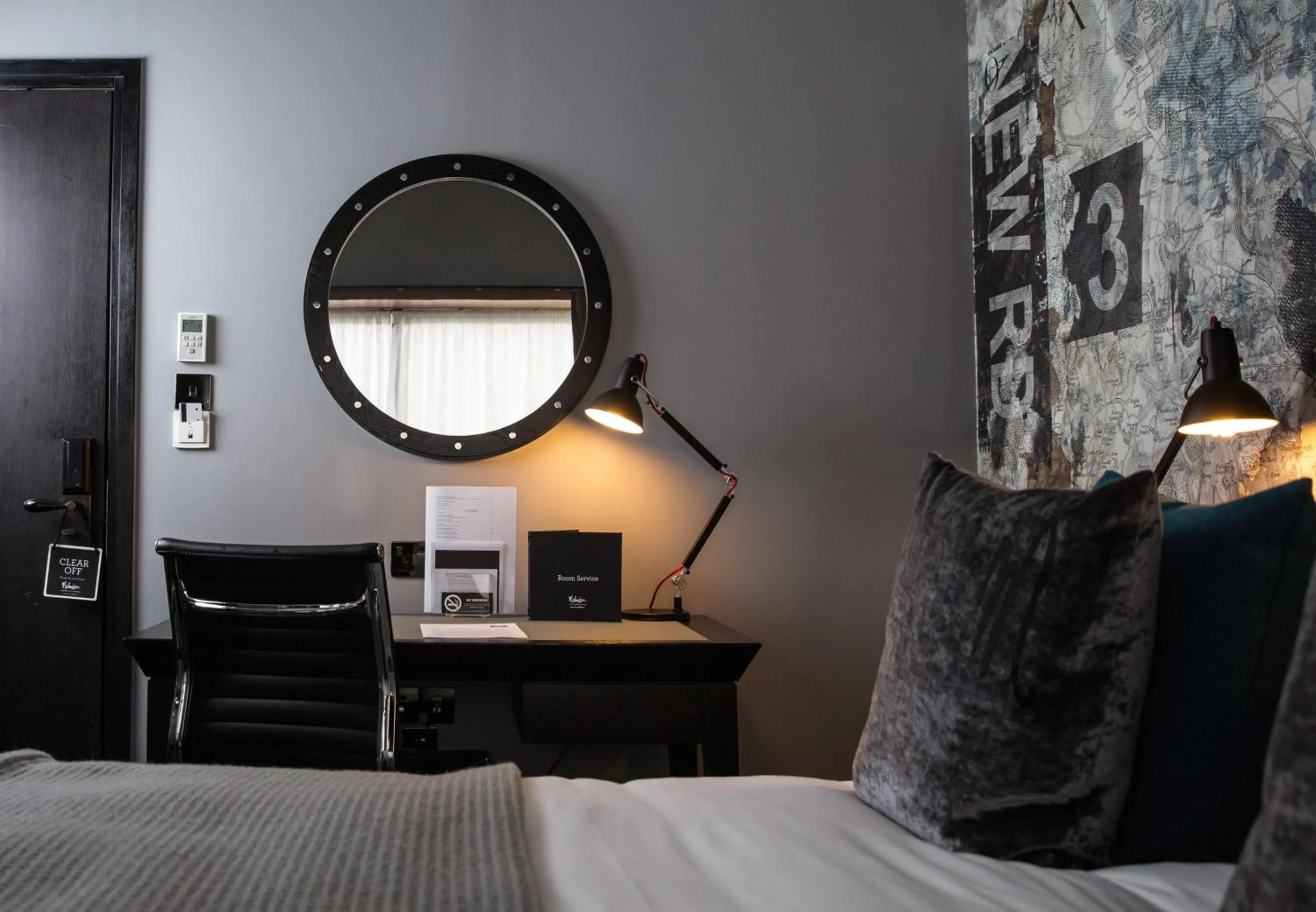 Bedroom, Bed in Malmaison Oxford