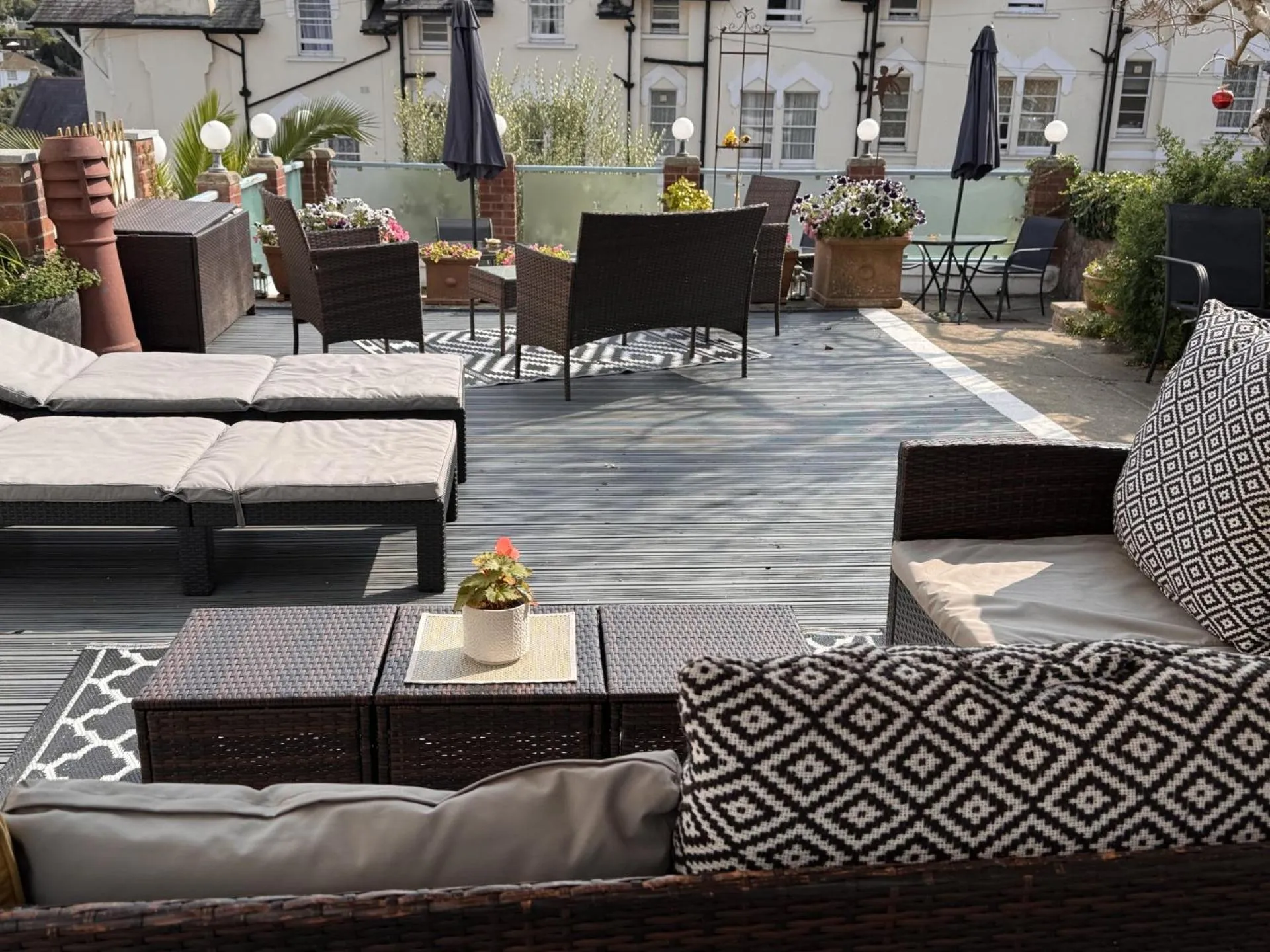 Seating area in The Shirley