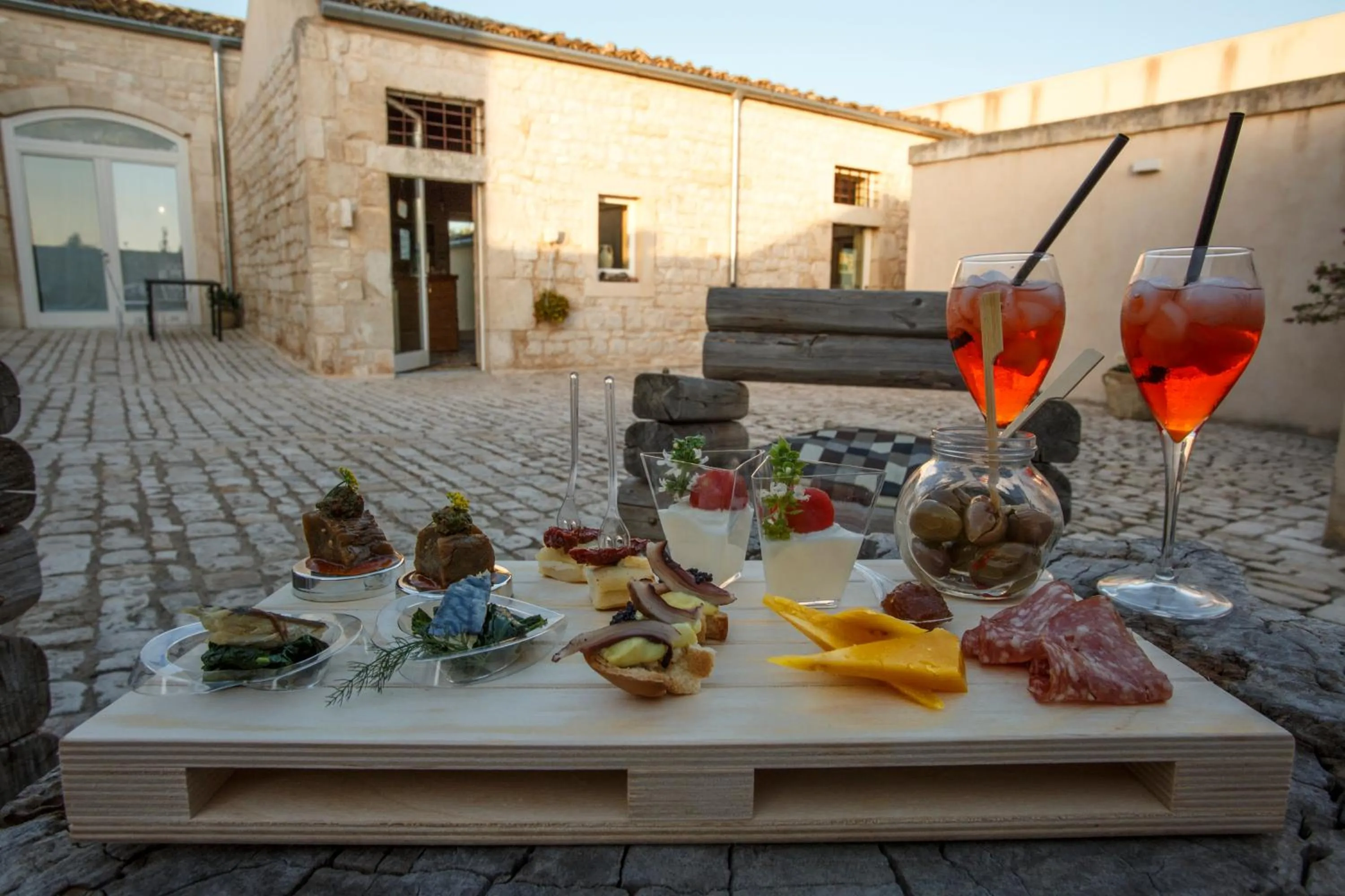 Patio in Stacci Rural Resort