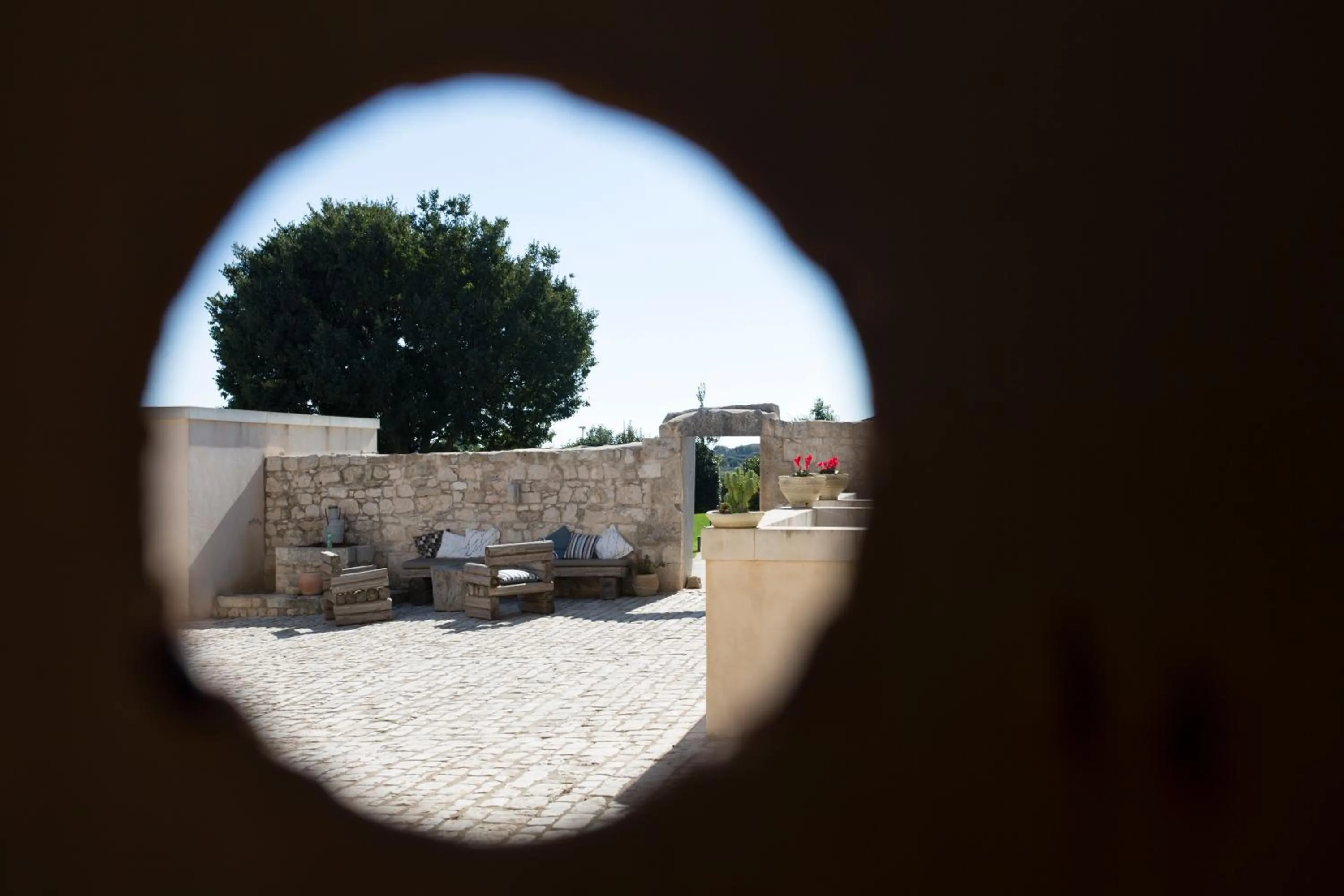 Patio in Stacci Rural Resort
