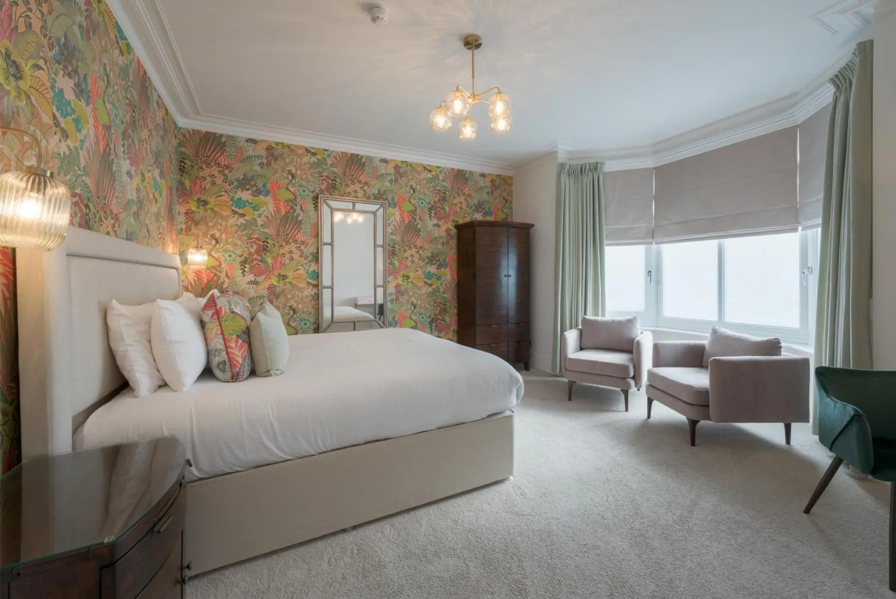 Seating area, Bed in Florence House Boutique Hotel and Restaurant