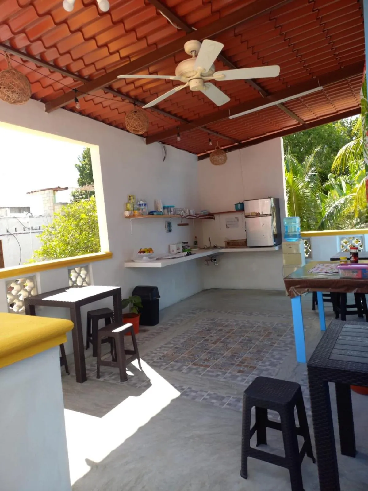 Communal kitchen in Casona del Negro Aguilar