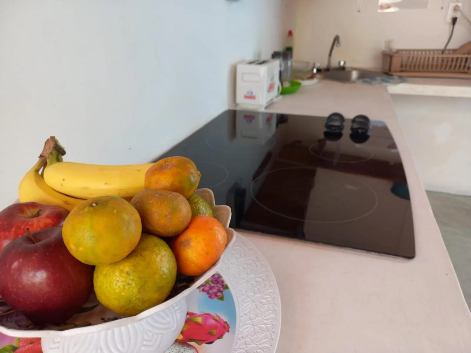 Communal kitchen in Casona del Negro Aguilar