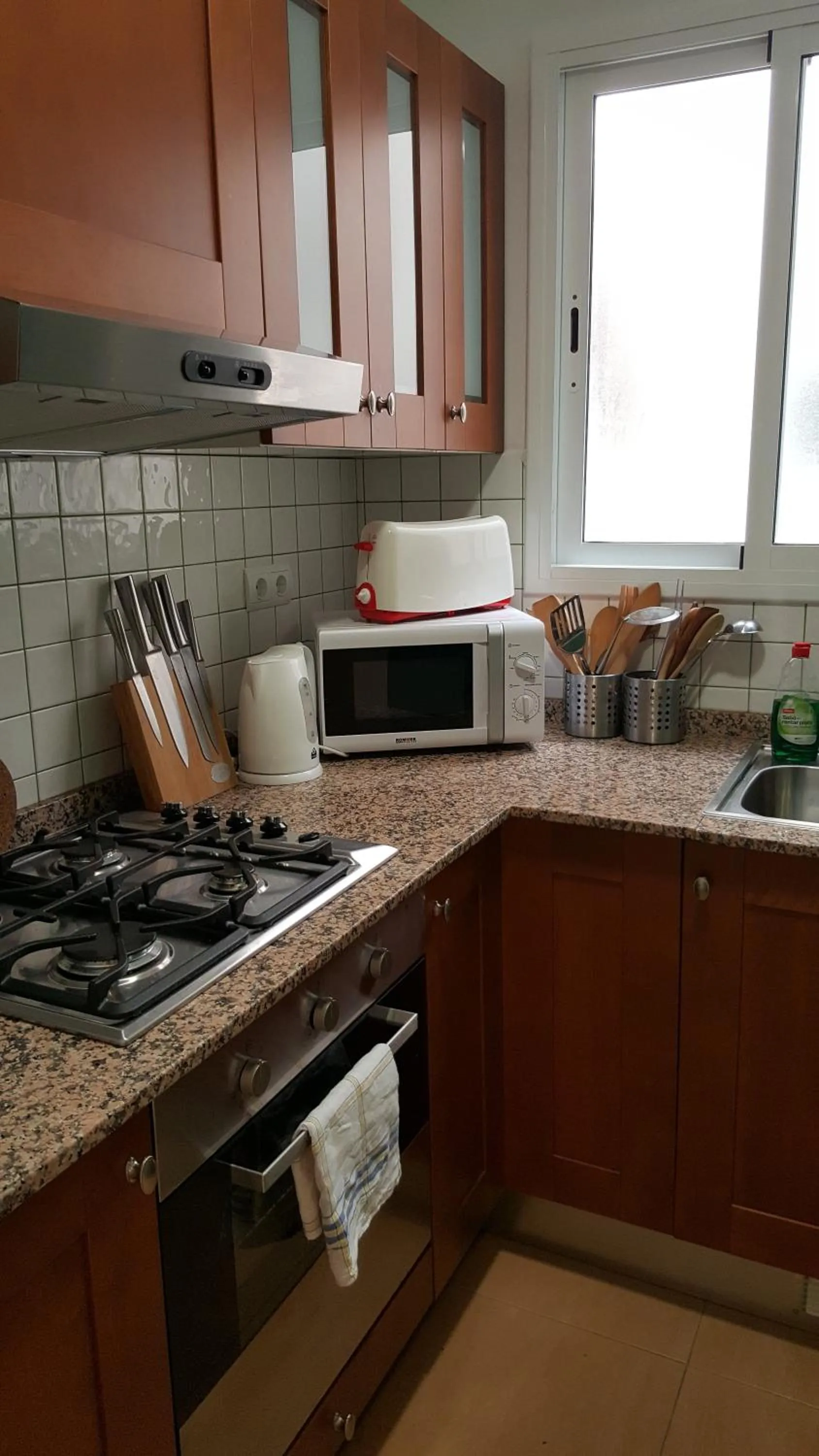 Kitchen or kitchenette in Apartamento Hector en Sitges