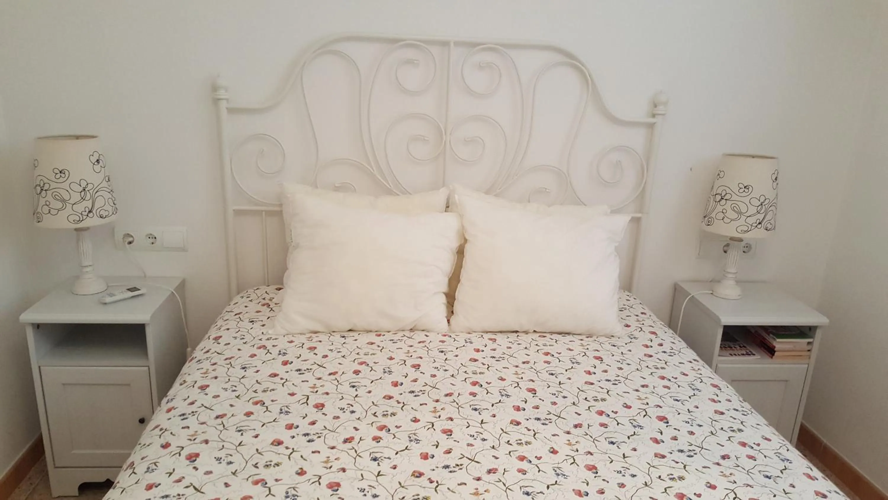 Bed in Apartamento Hector en Sitges