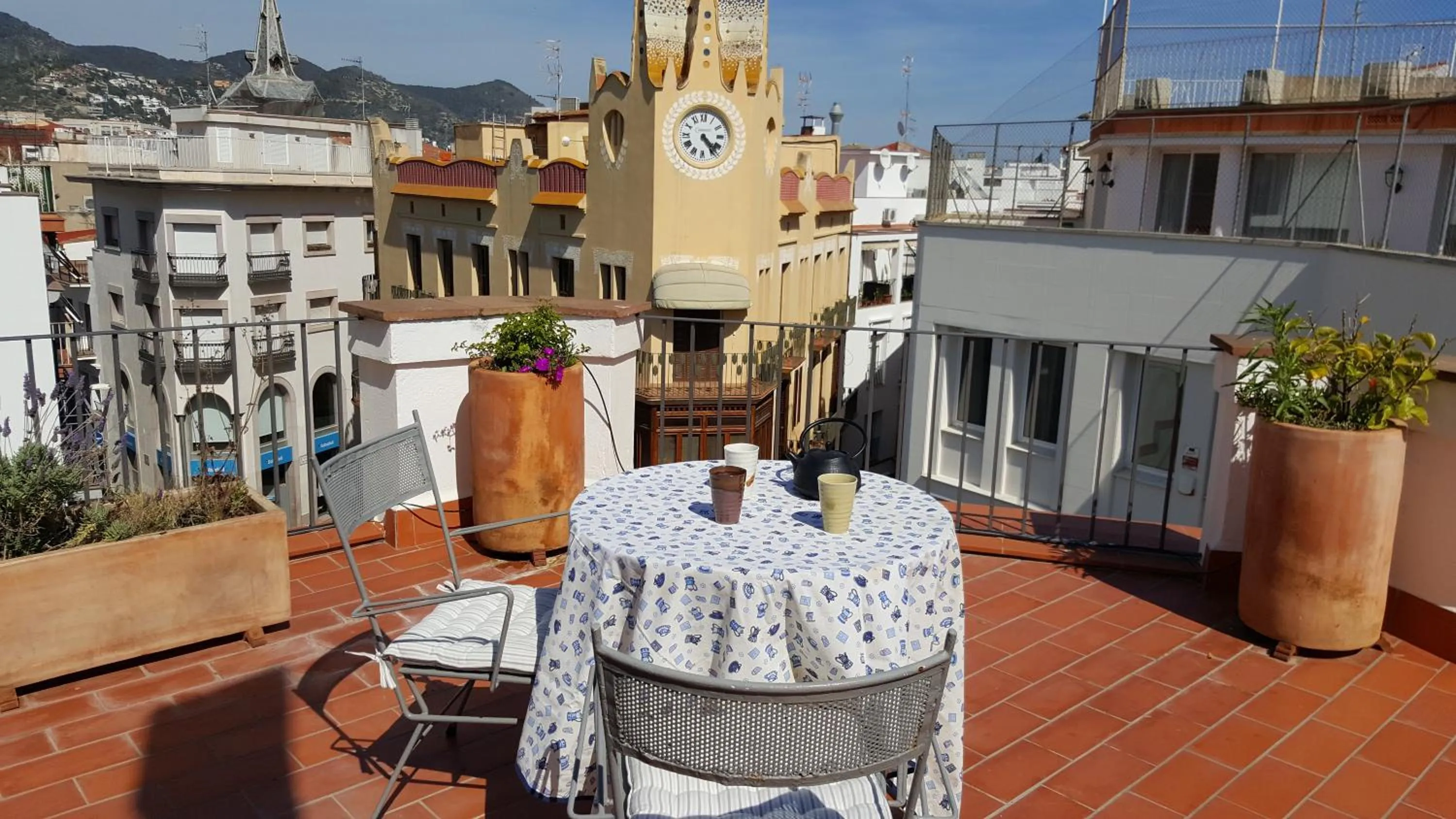 Balcony/Terrace in The Sky Attic Apartment