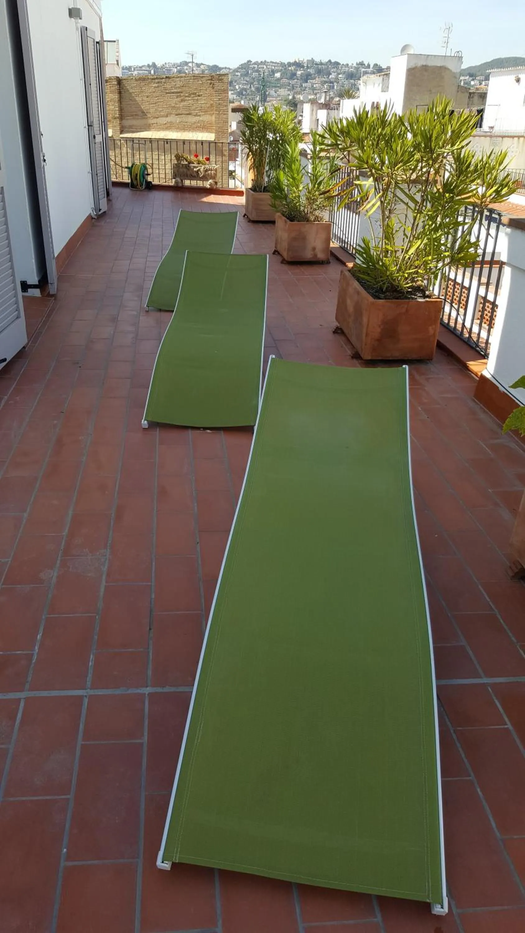 Balcony/Terrace in The Sky Attic Apartment