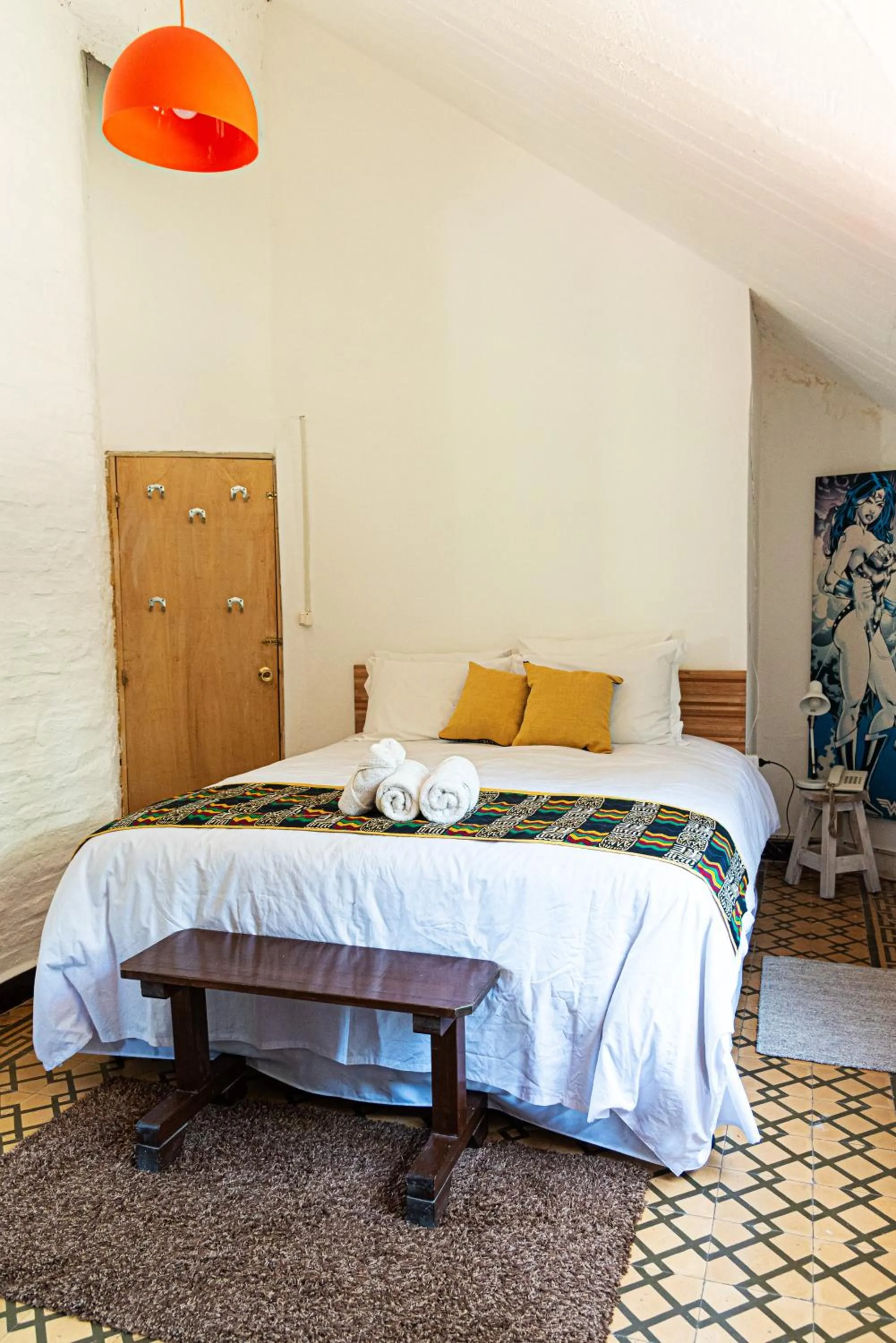 Bed in Santoral Restaurante y Posada Pet Friendly