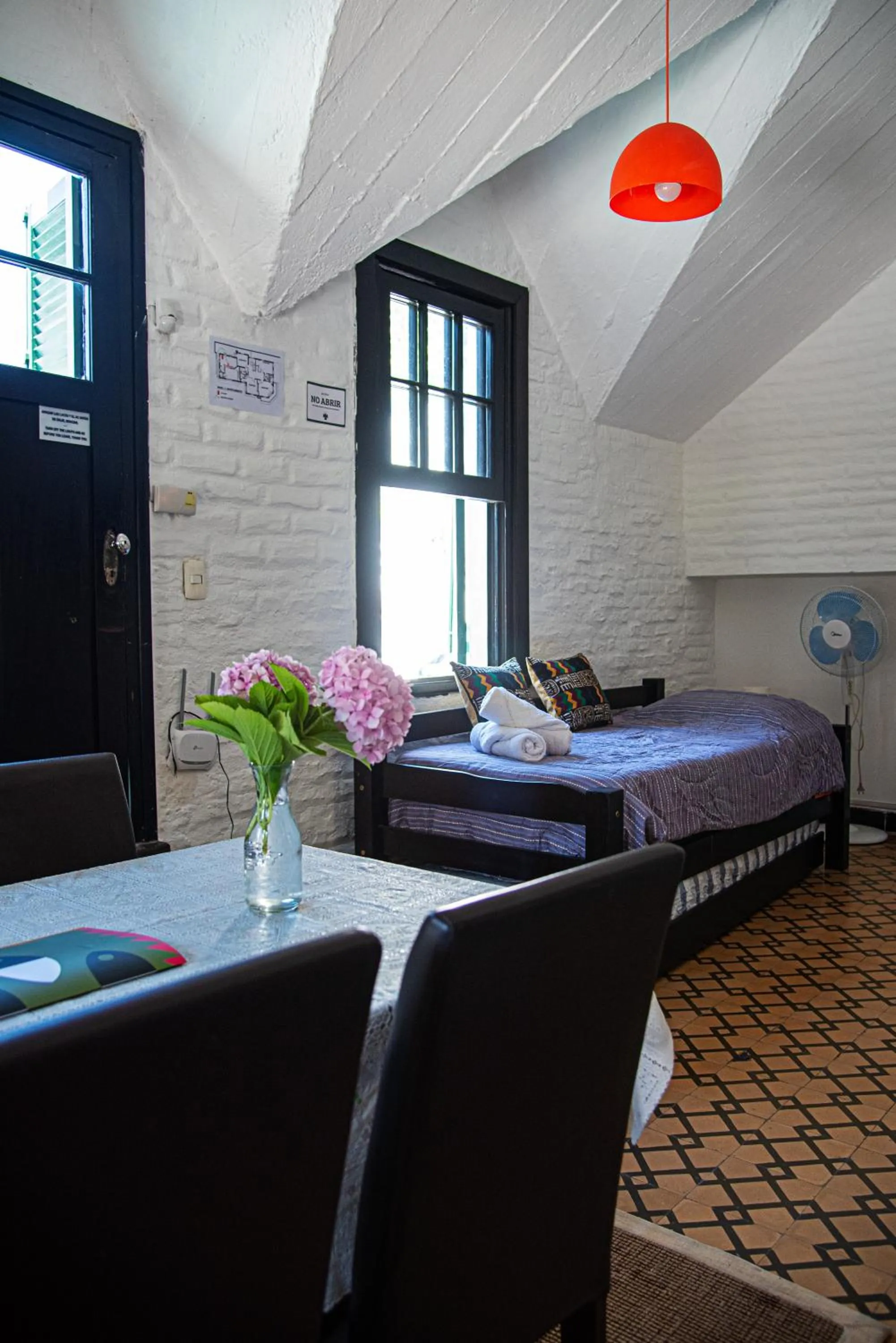 Bed in Santoral Restaurante y Posada Pet Friendly