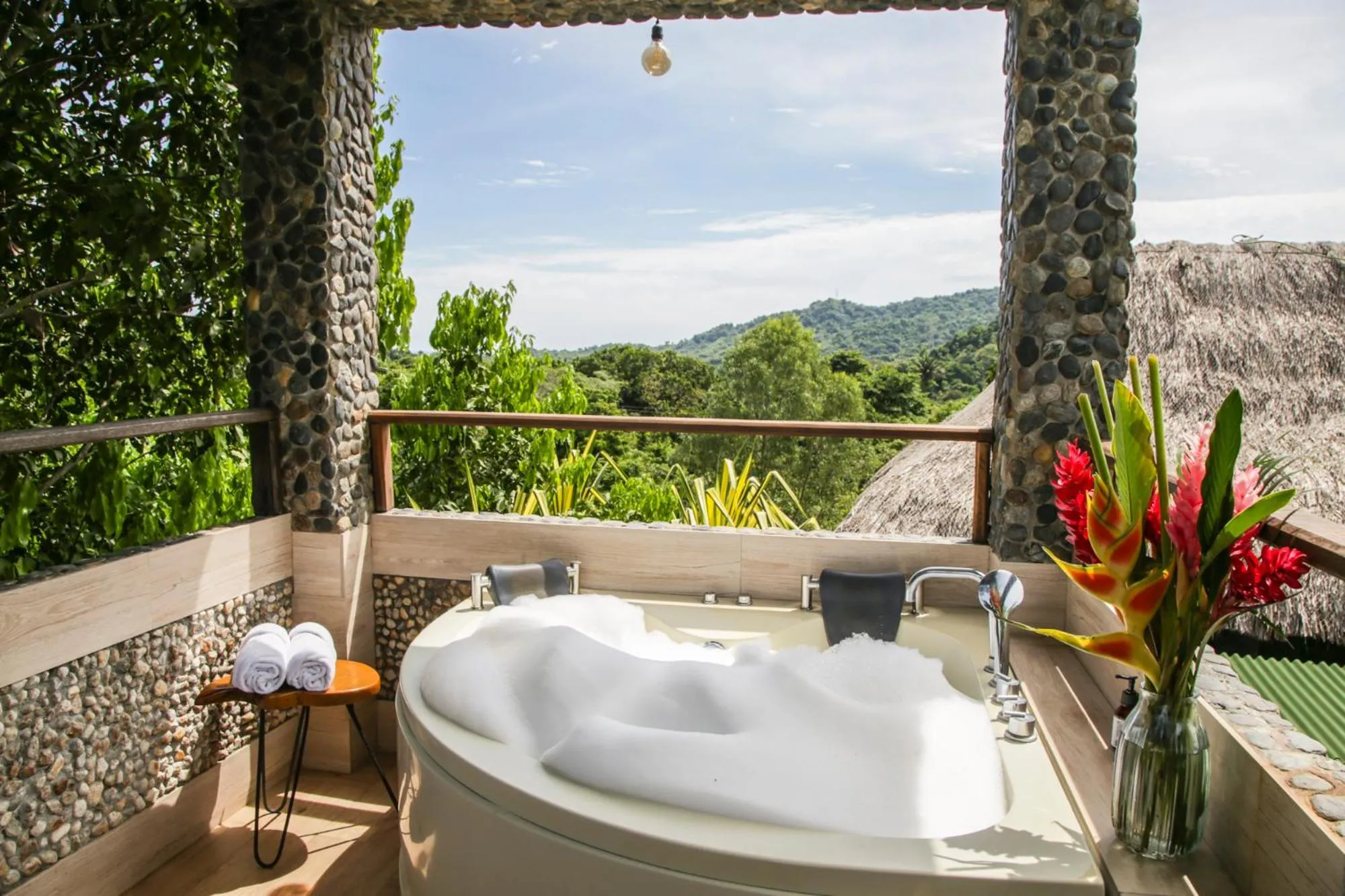 Hot Tub in Villa Tayrona