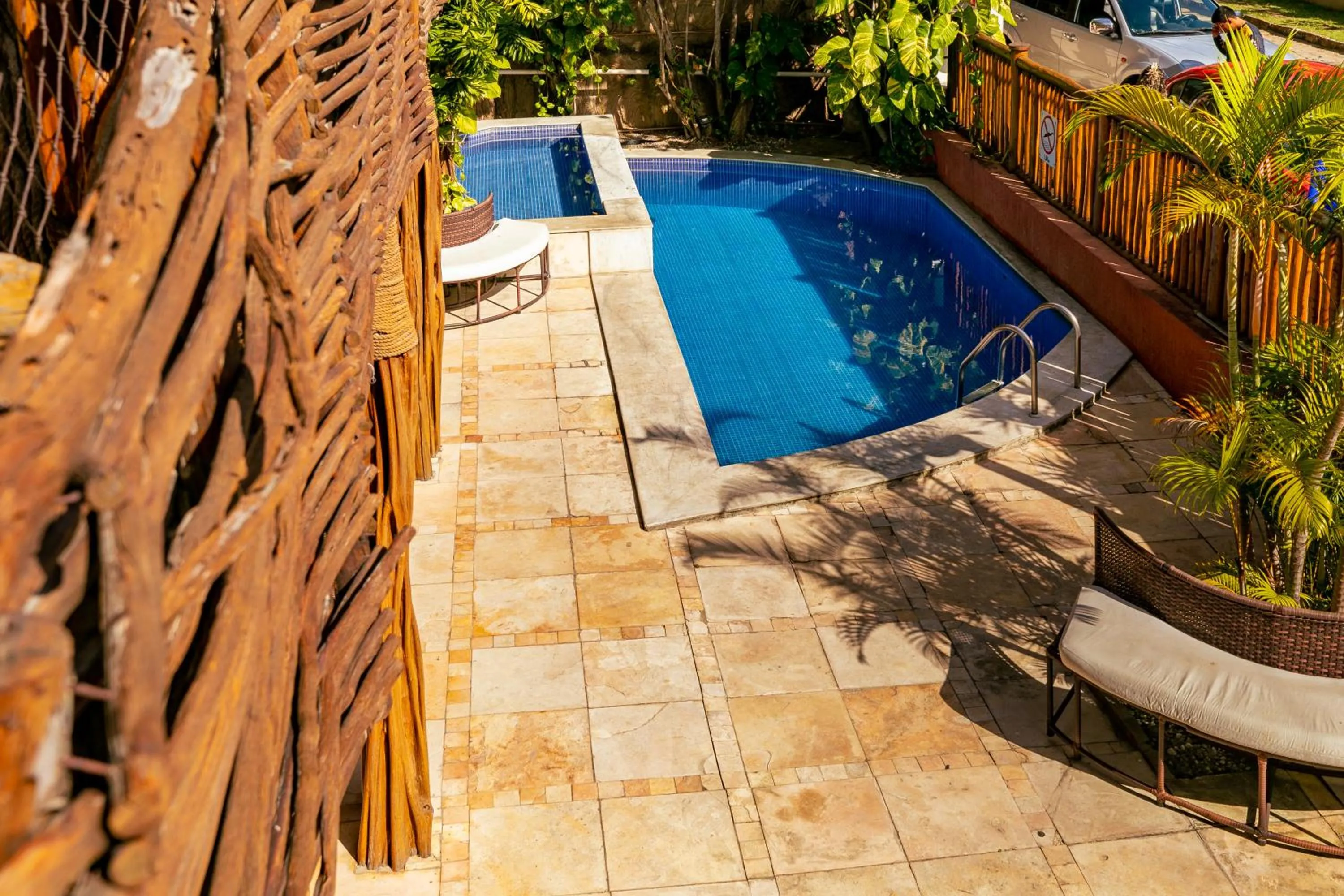 Pool view in Safari Natal Beach Hotel