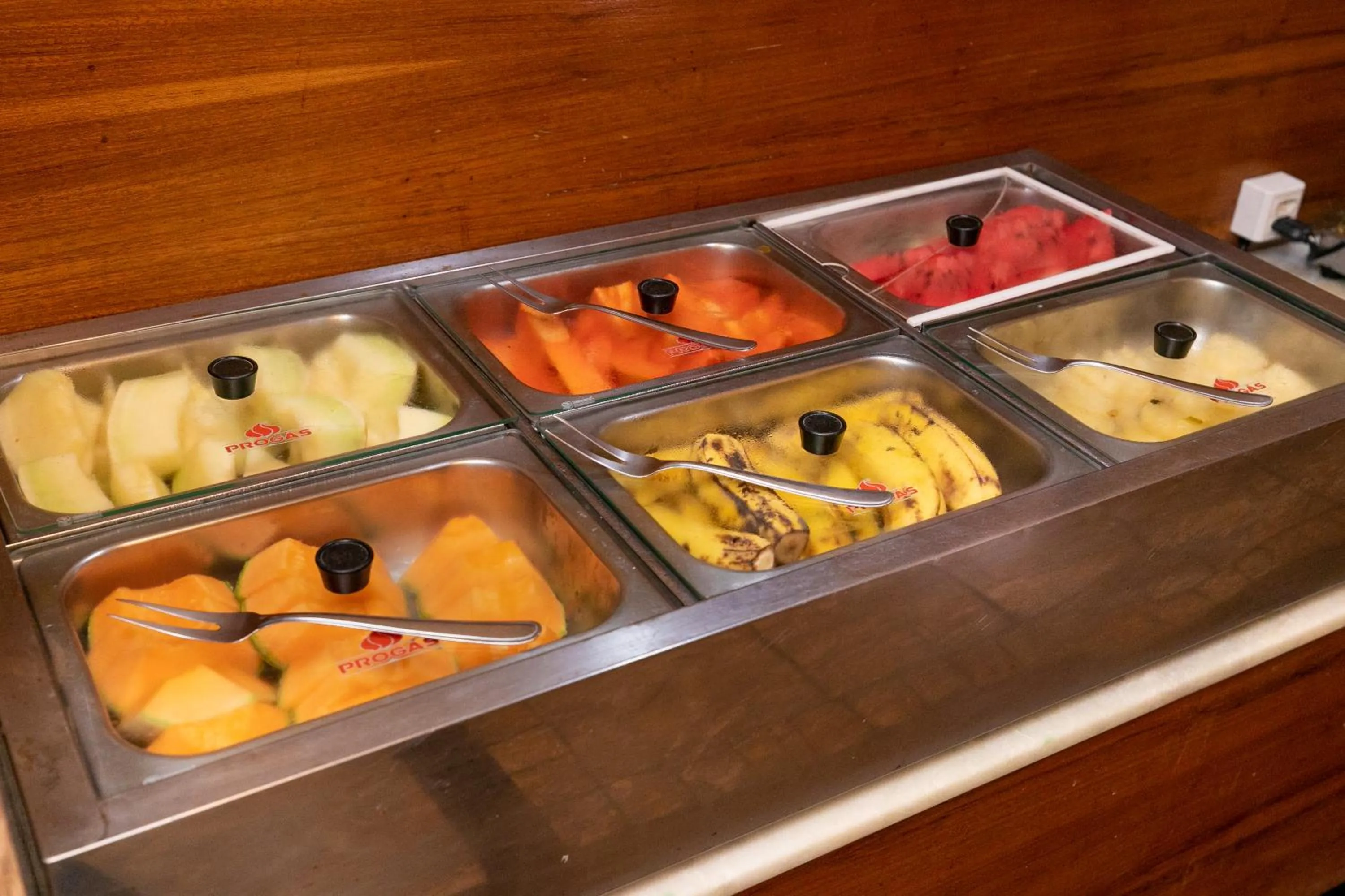 Buffet breakfast in Safari Natal Beach Hotel