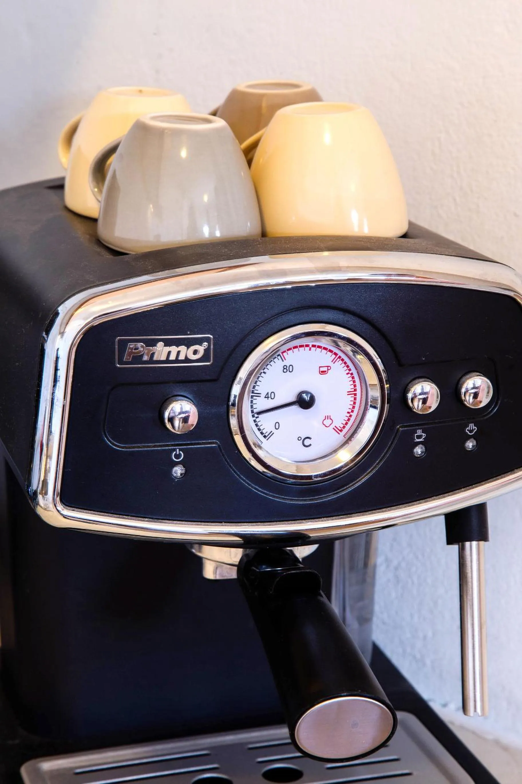 Kitchen or kitchenette in Romanos Beach Villas