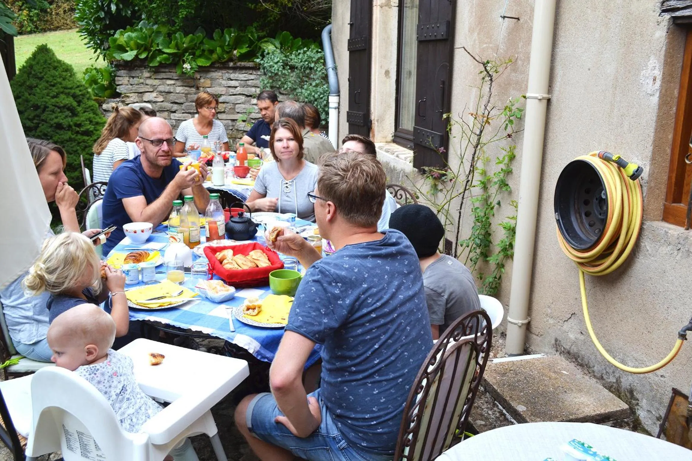 Continental breakfast in La Follye Mancey