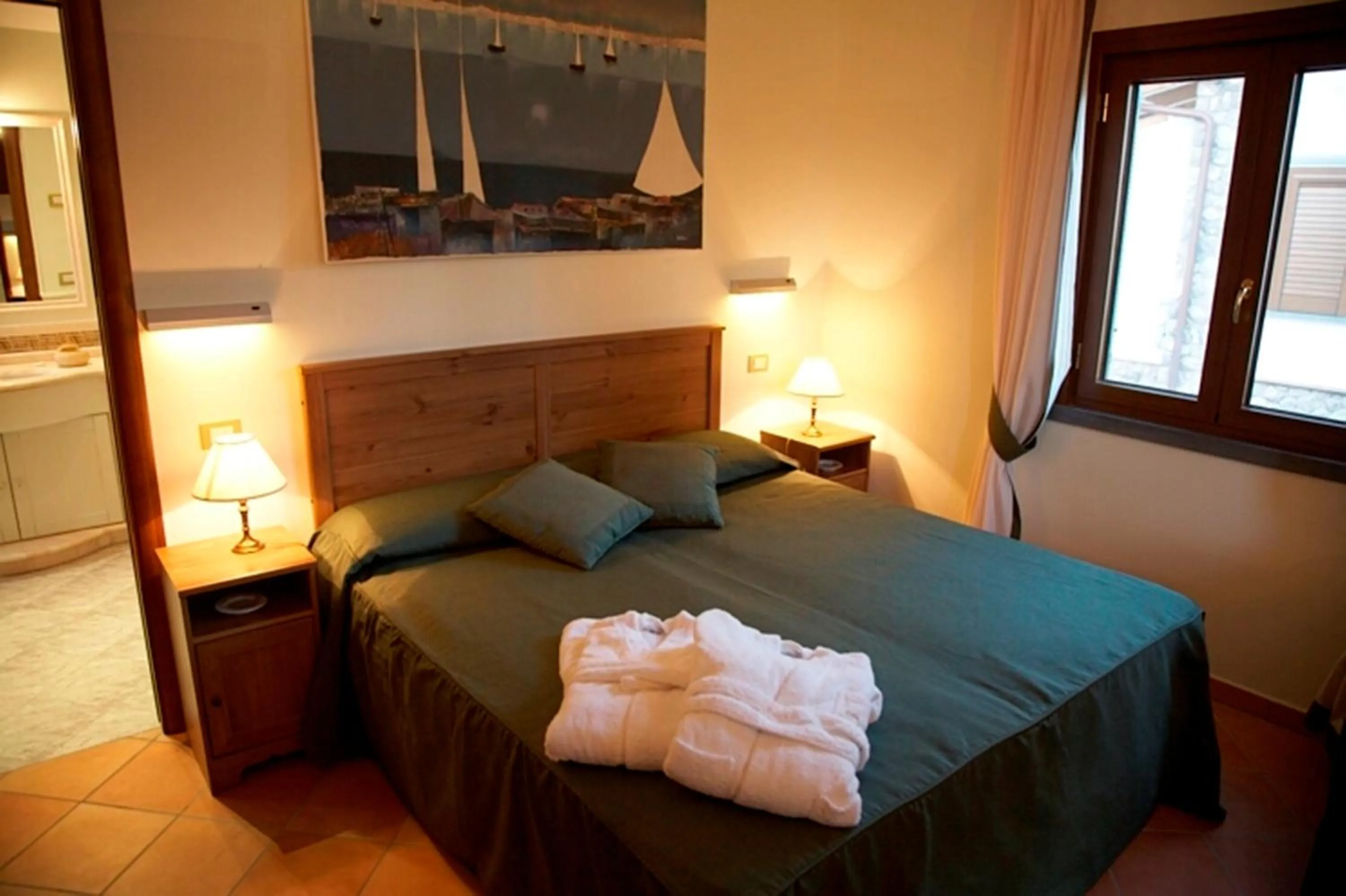 Bedroom, Bed in Hotel O Sole Mio