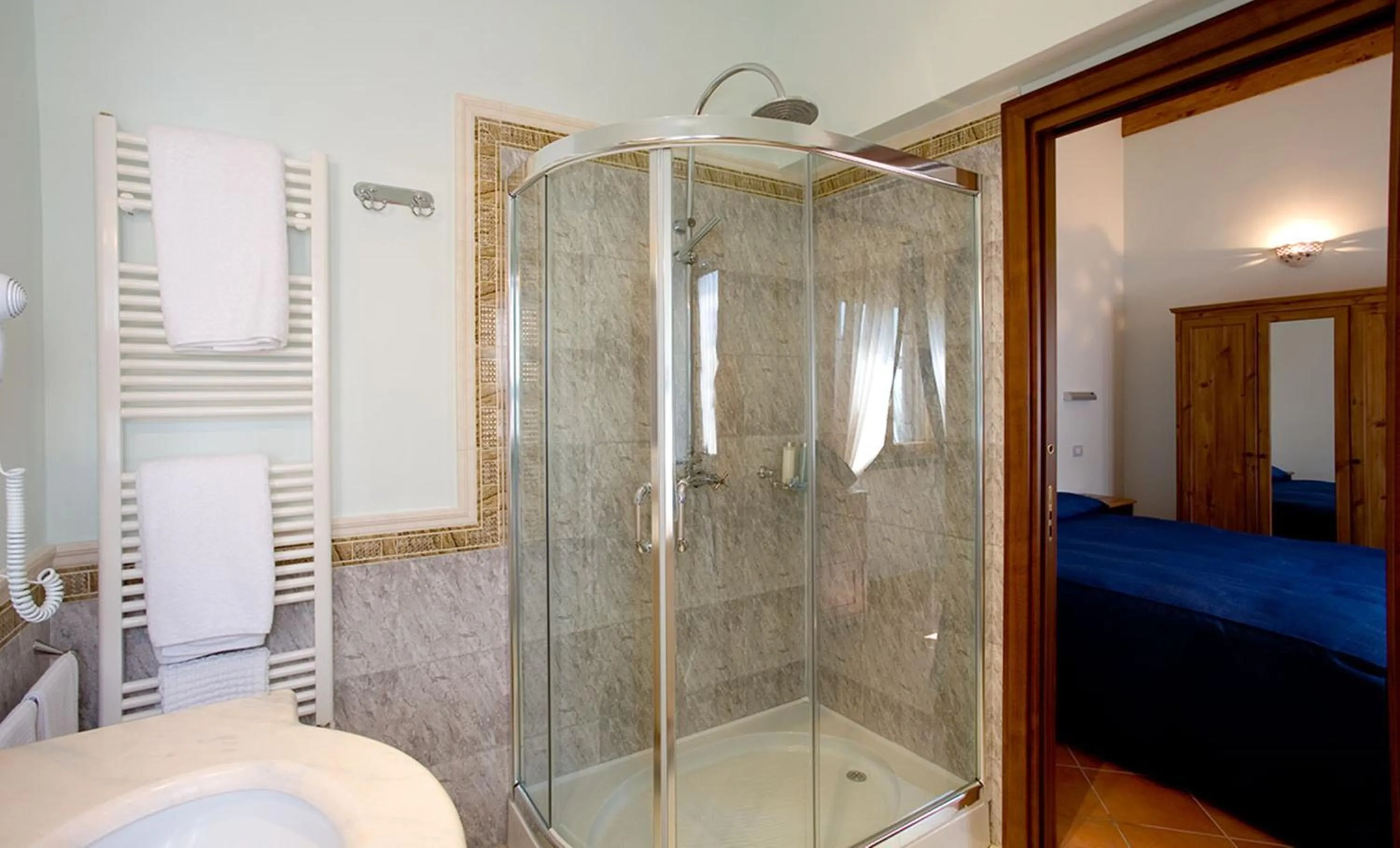 Shower in Hotel O Sole Mio
