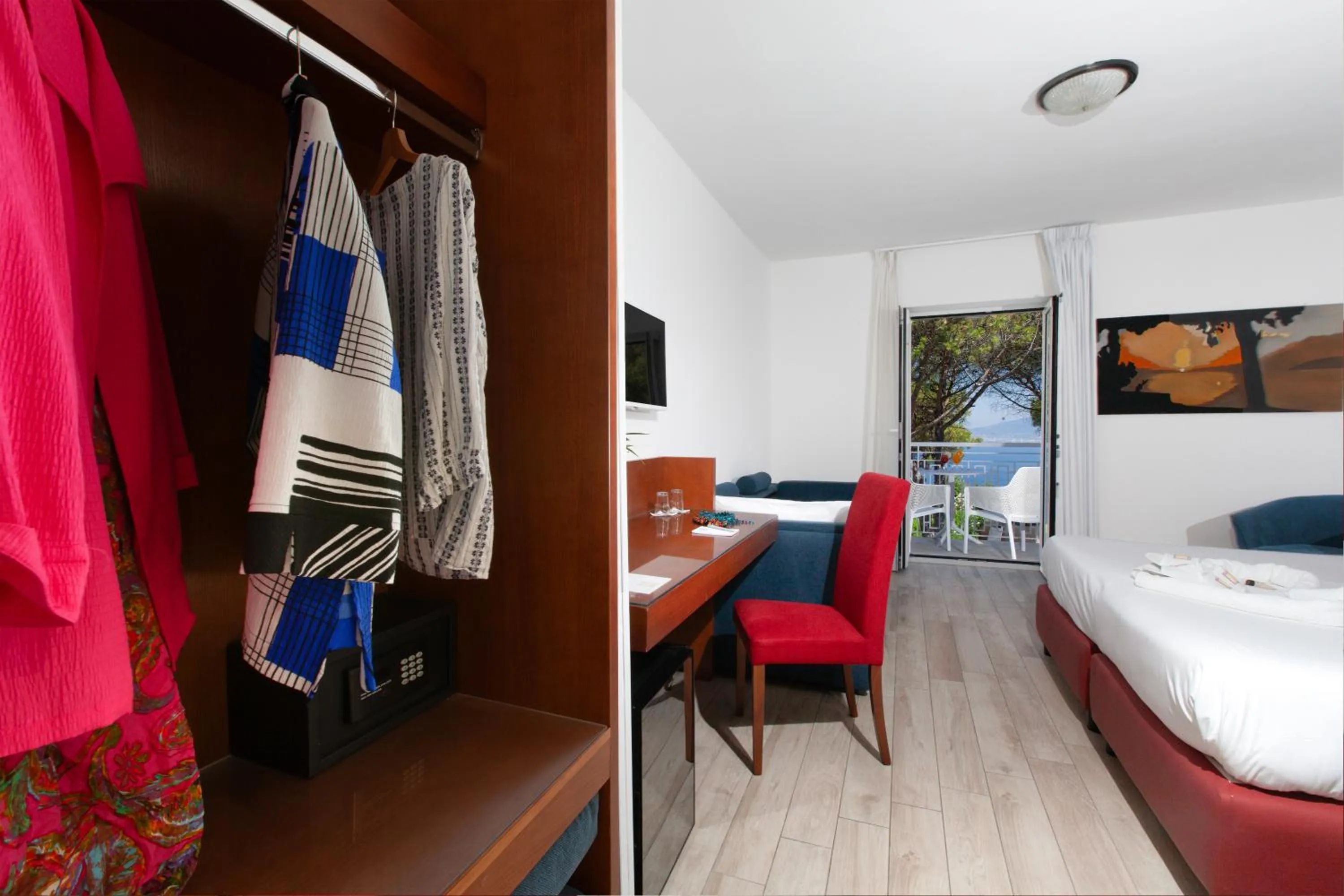 Bedroom, Bed in Hotel O Sole Mio