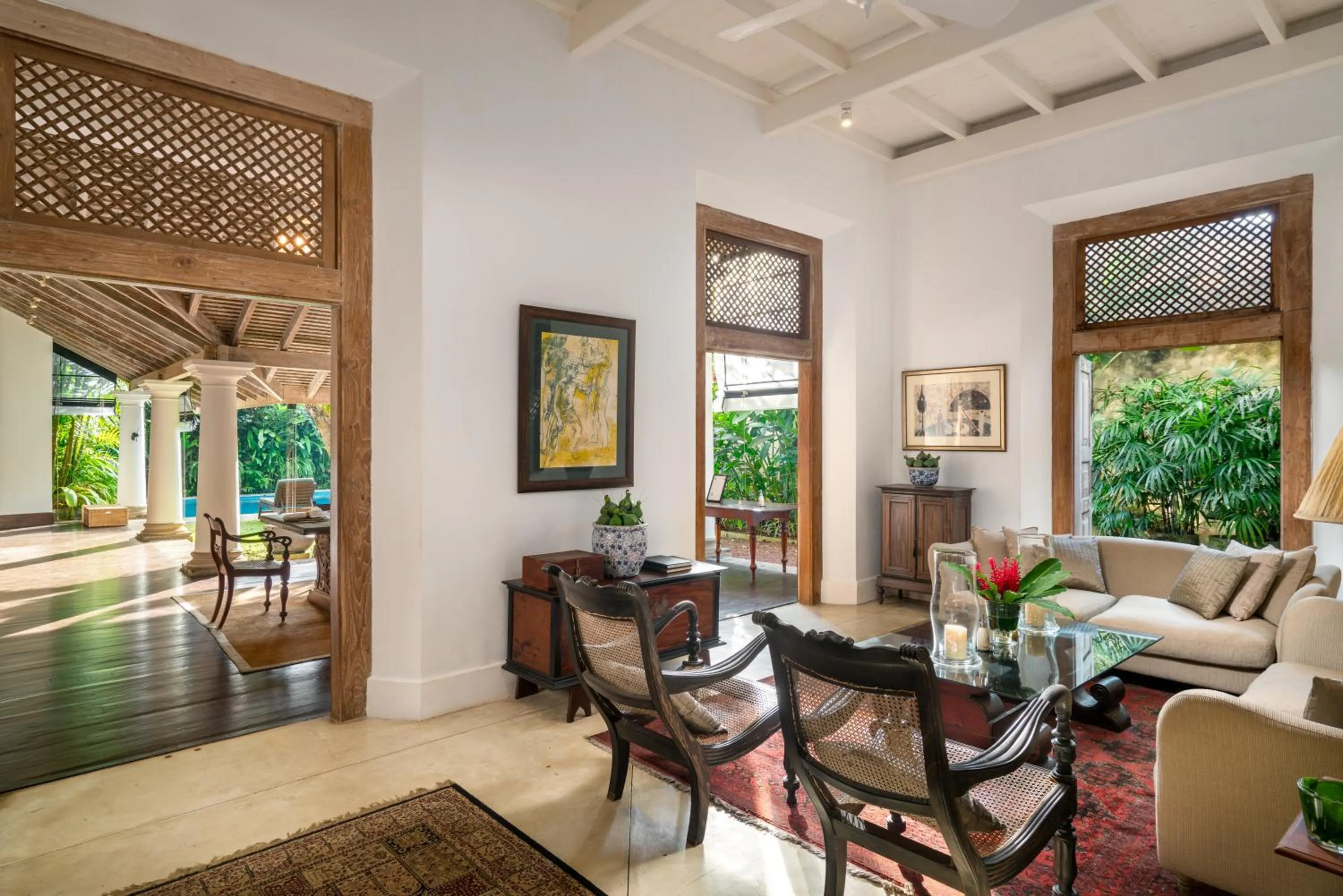 Living room in Taru Villas Rampart Street - Galle Fort