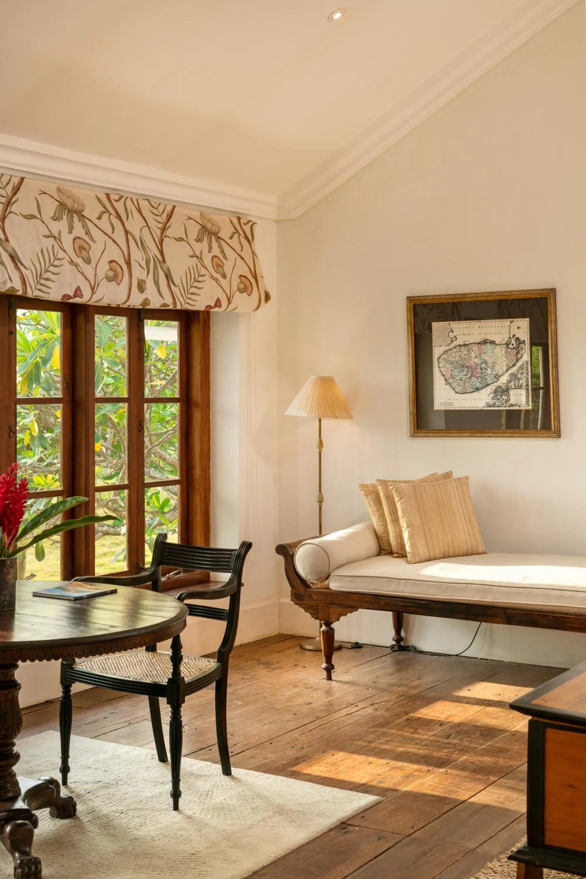 Seating area in Taru Villas Rampart Street - Galle Fort