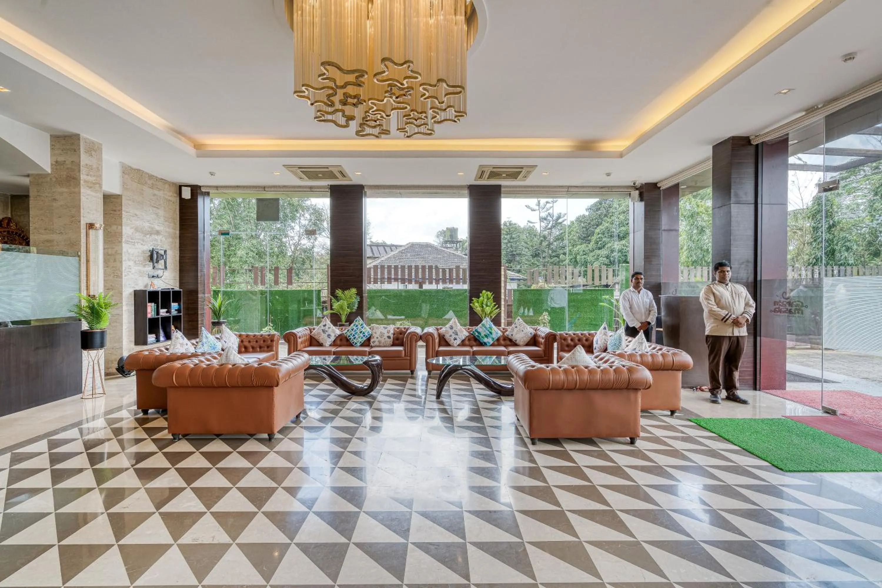 Seating area in Hotel Grand Visava Lonavala