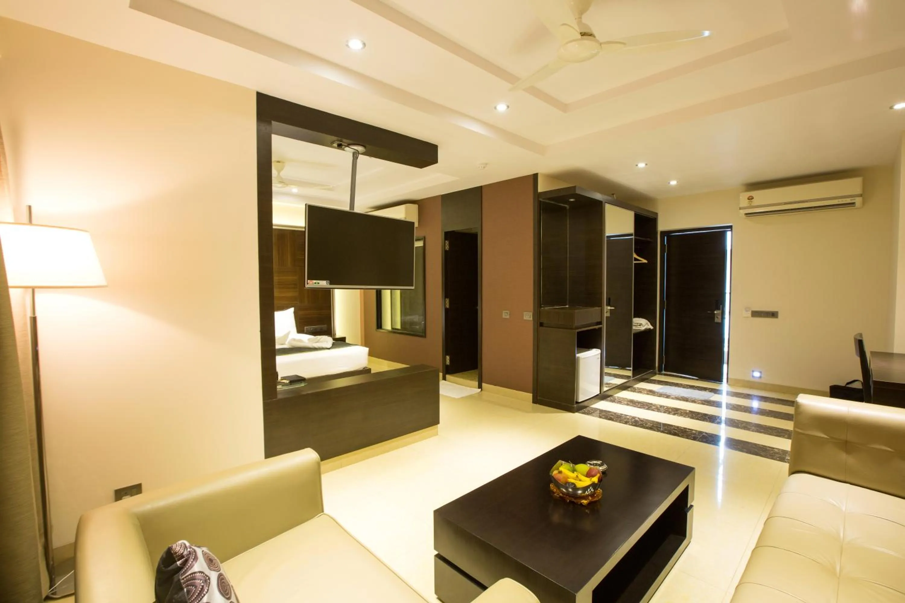 Photo of the whole room, Bed in Hotel Grand Visava Lonavala