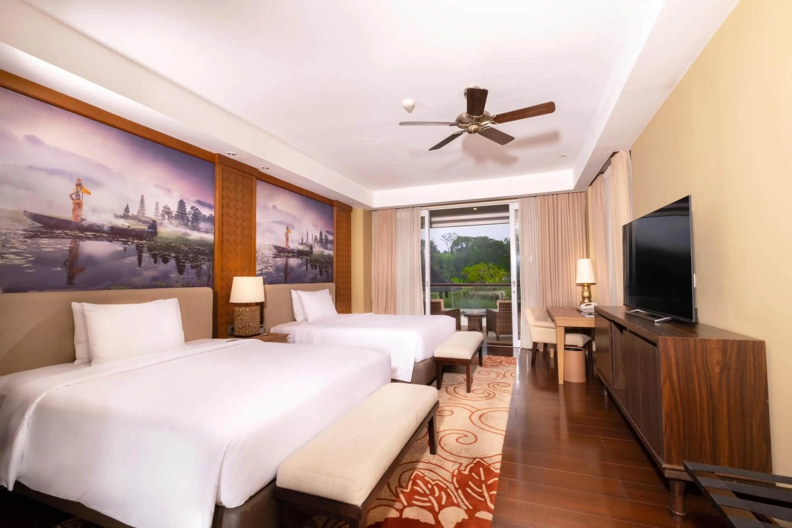 Photo of the whole room, Bed in Homm Saranam Baturiti