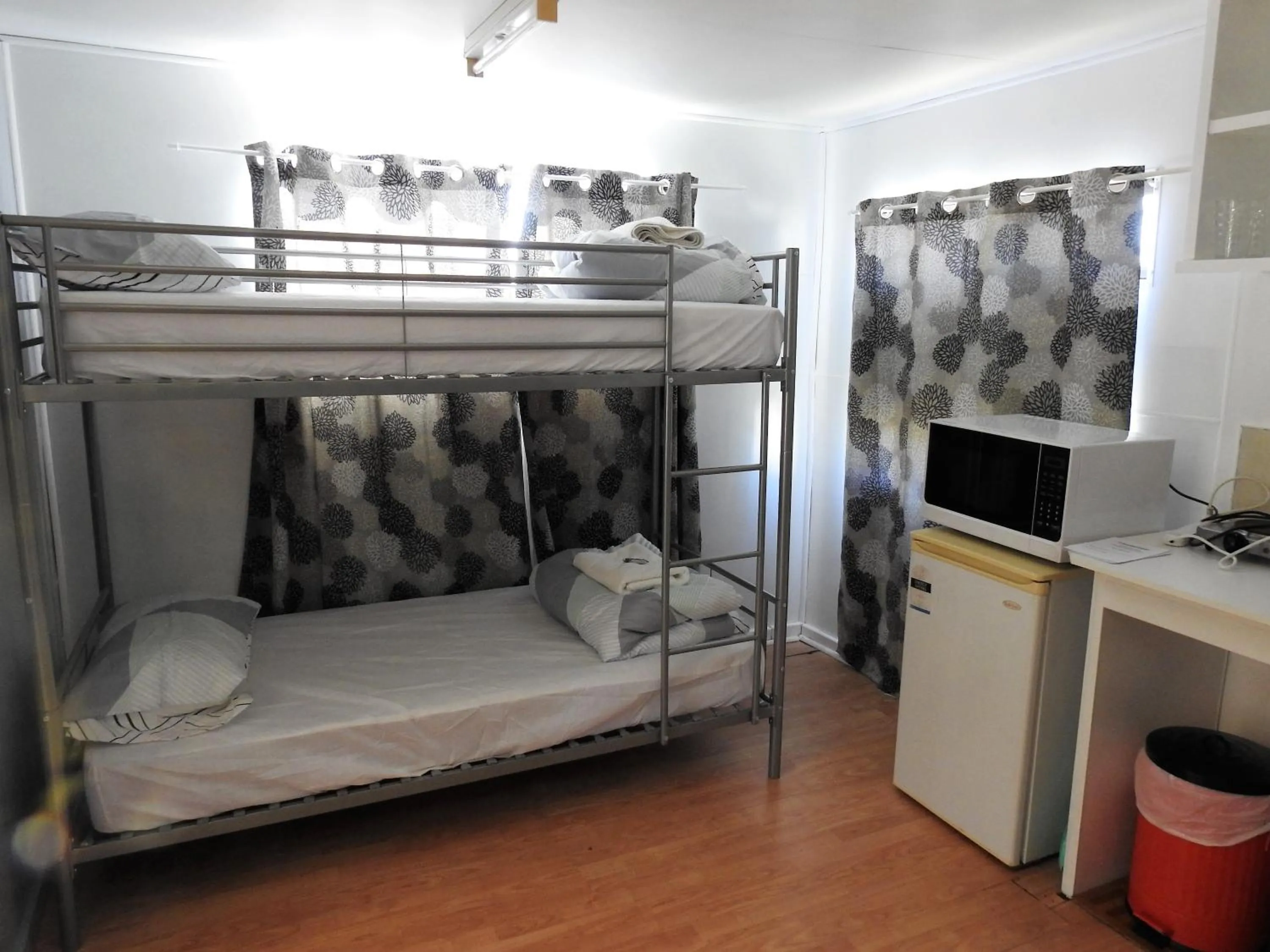 Bed in Twin Waters Caravan Park