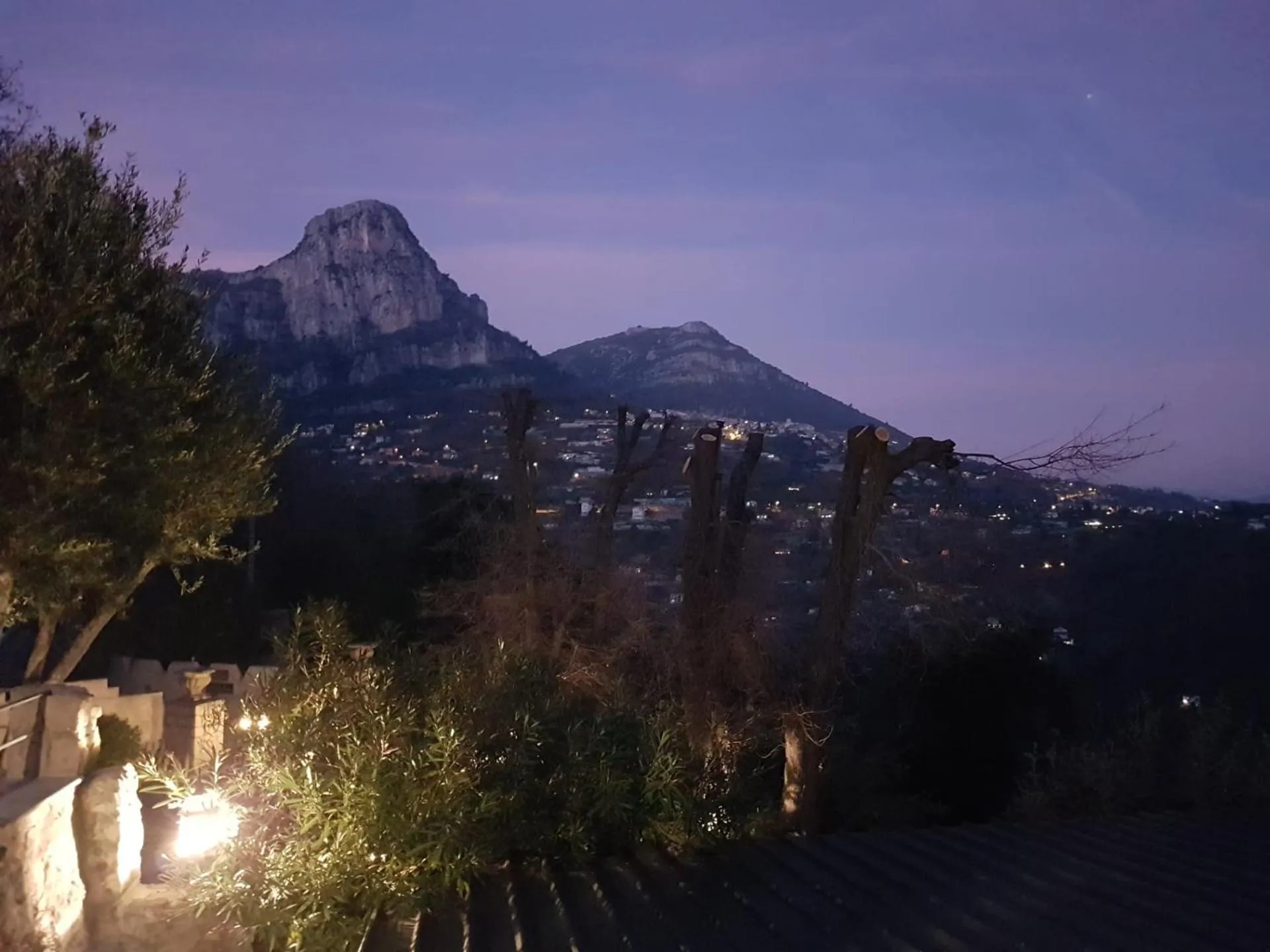Natural landscape in Au Pied des Baous