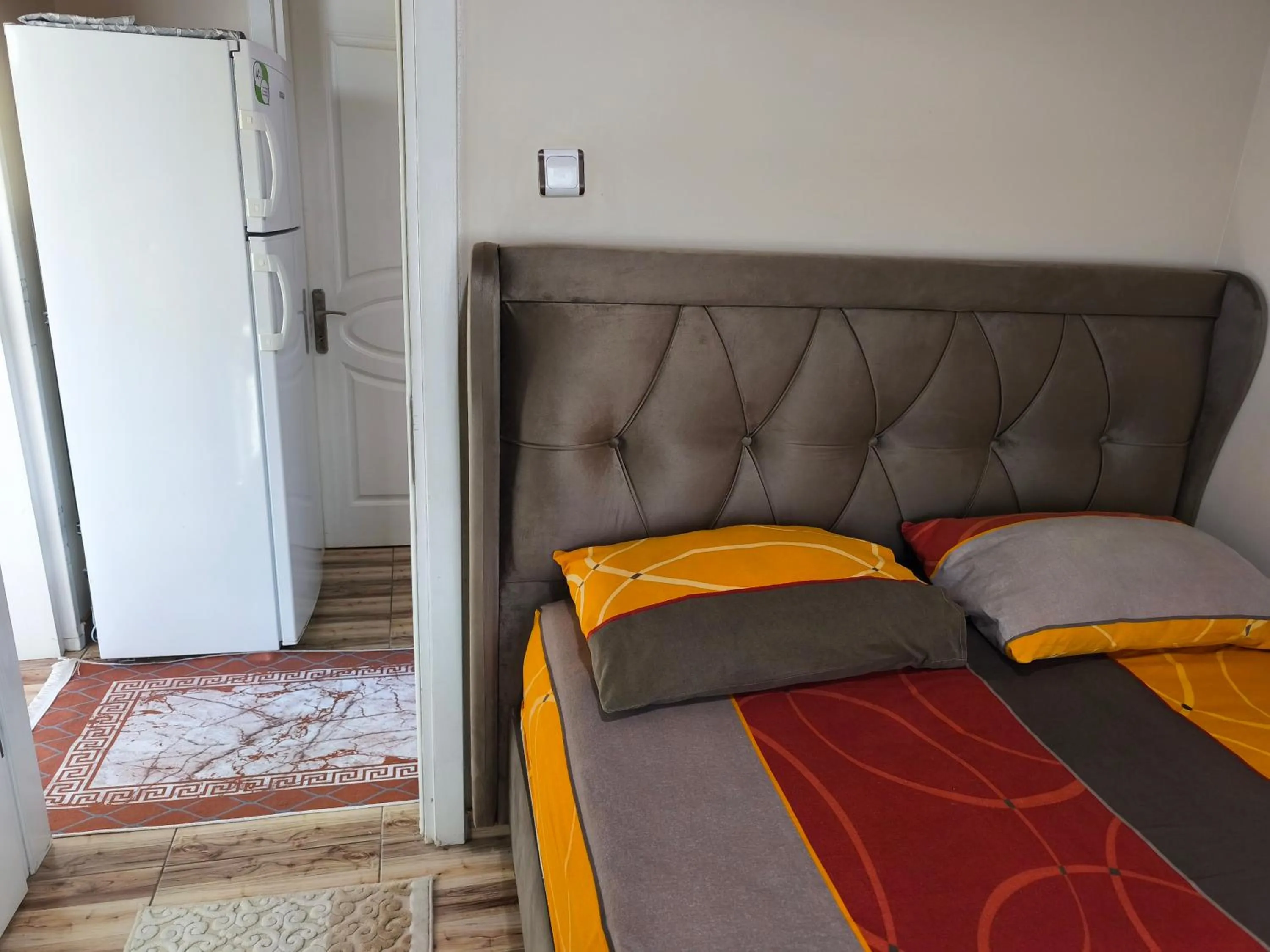 Bedroom, Bed in Sağlık Apart Pansiyon