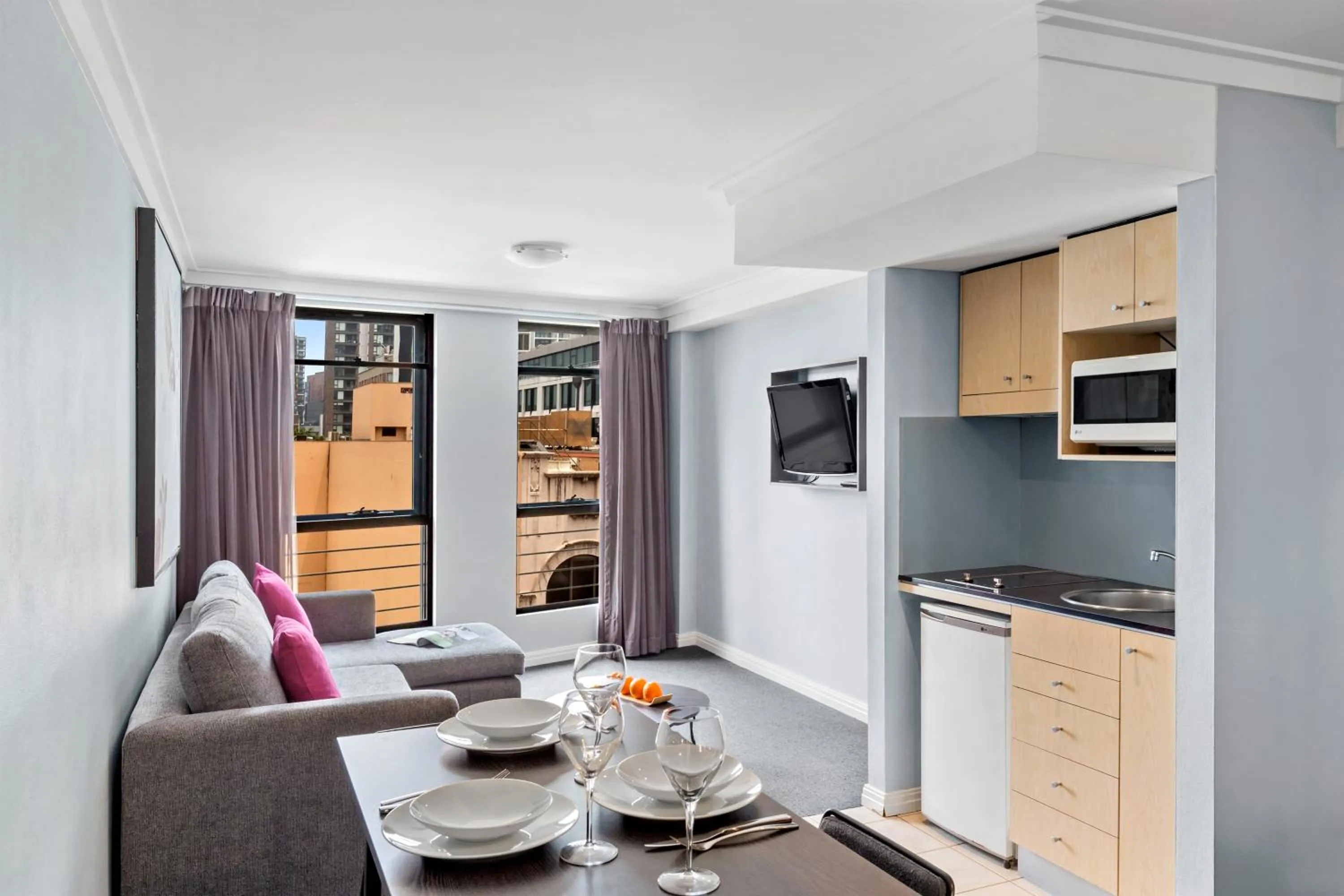 Kitchen or kitchenette in Mantra Sydney Central