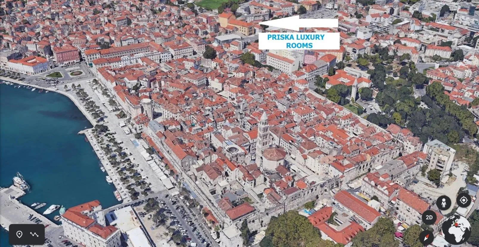 Bird's eye view in Priska Heritage Rooms