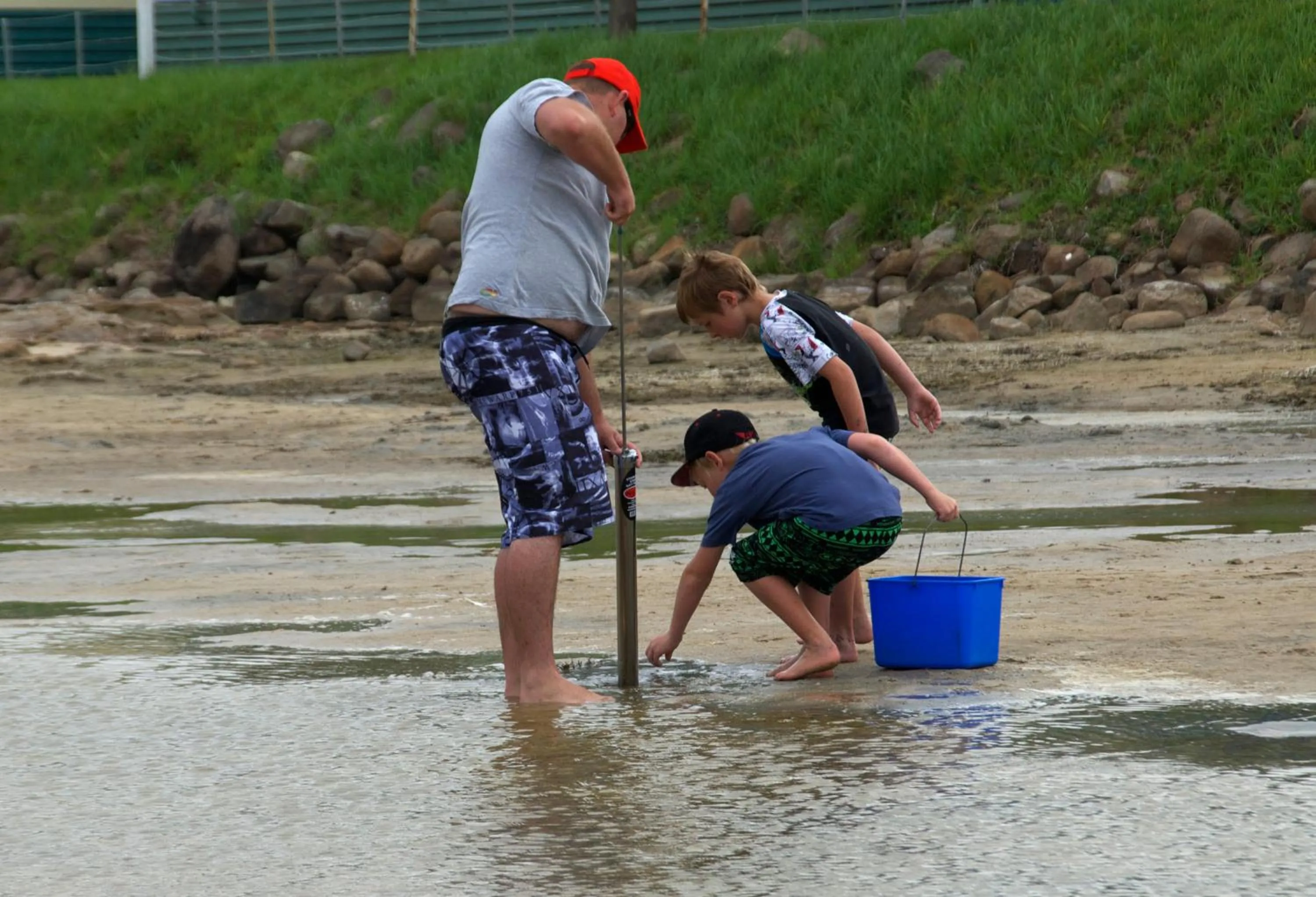 Fishing in Lake Edge Apartments