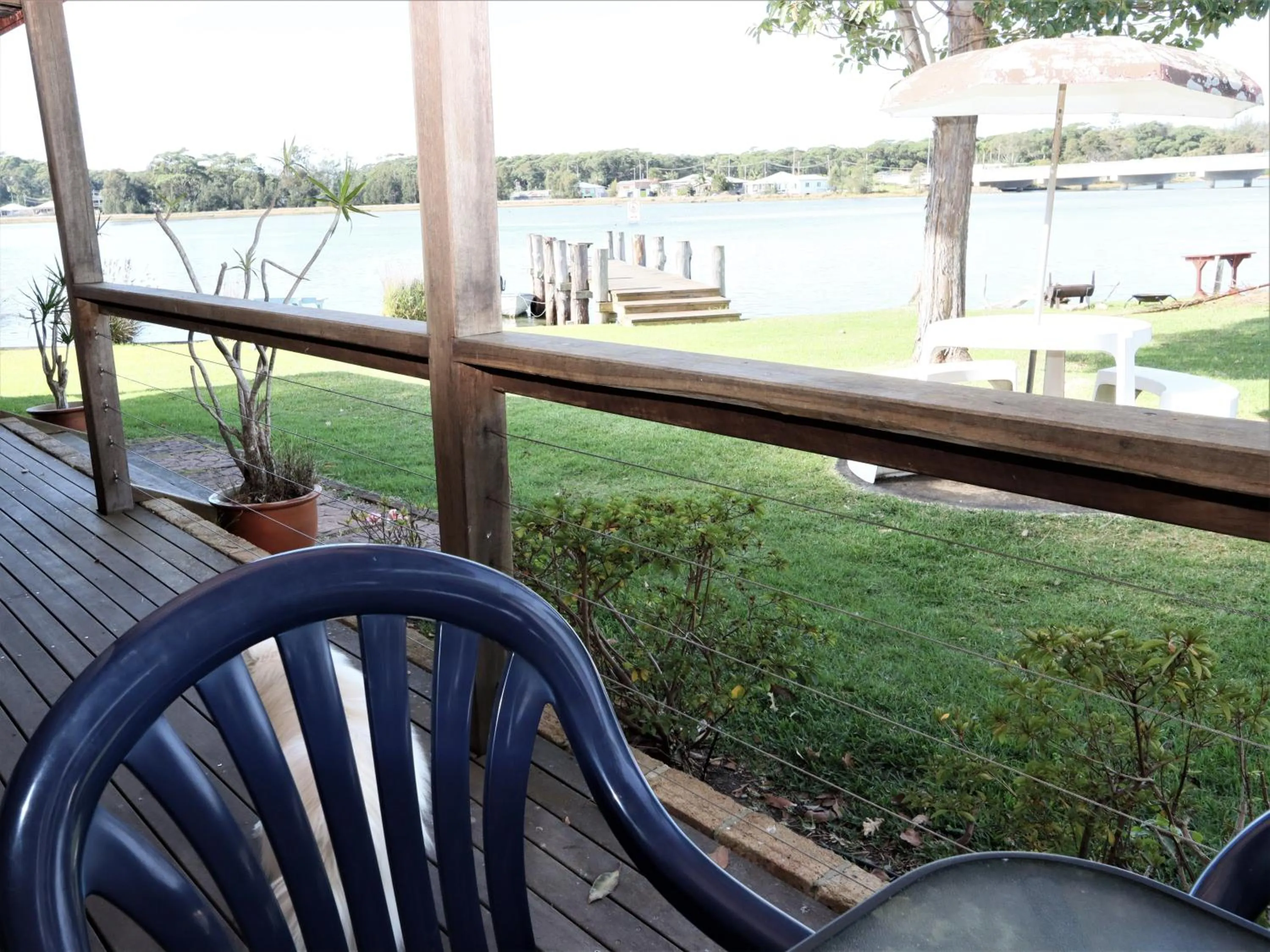 Patio in Lake Edge Apartments