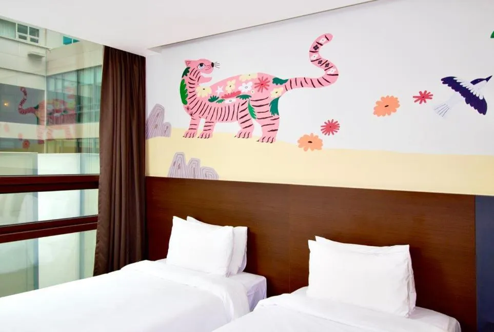 Bed in Hotel Skypark Kingstown Dongdaemun