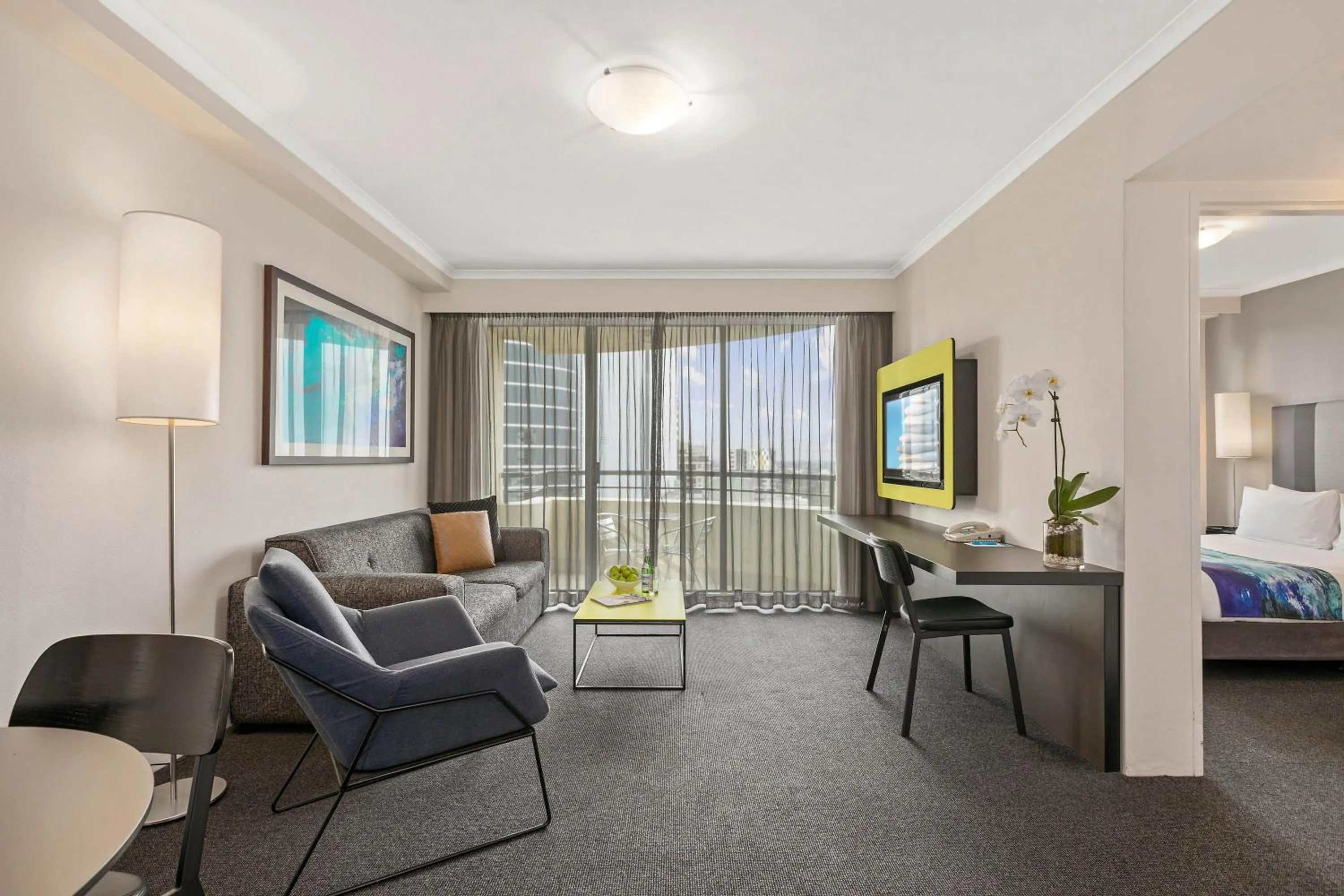 Living room in Mantra Parramatta