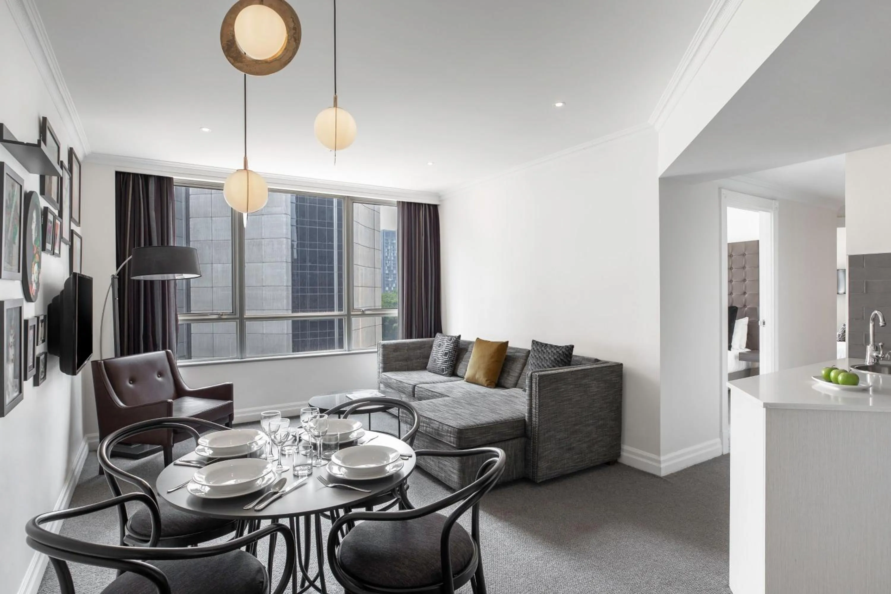 Living room in Mantra 2 Bond Street