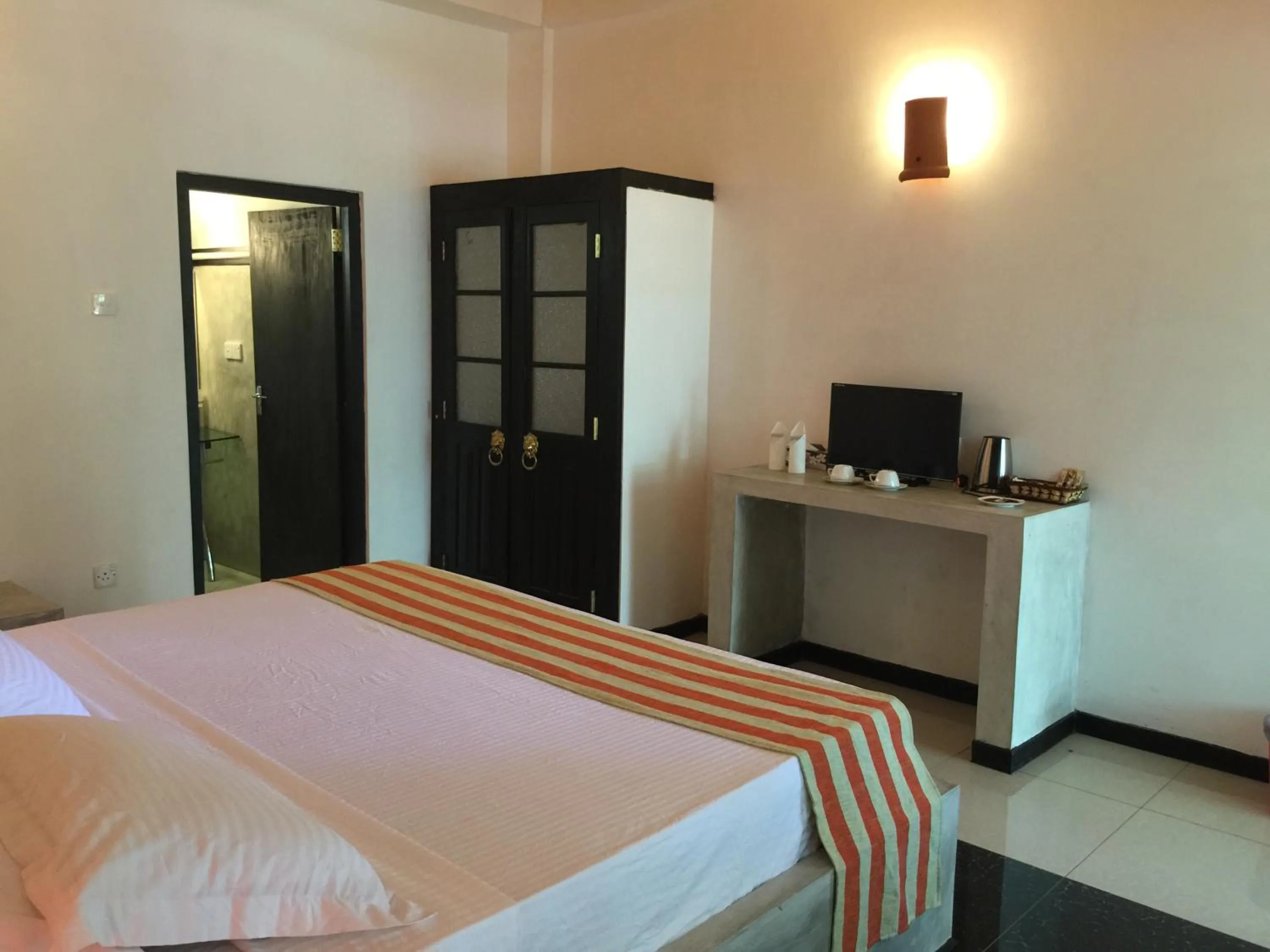 Bedroom, Bed in Flower Garden Eco Village