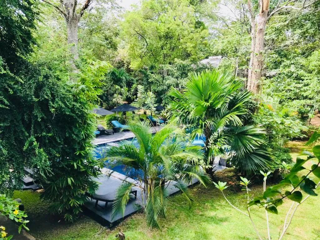 Pool view in Flower Garden Eco Village