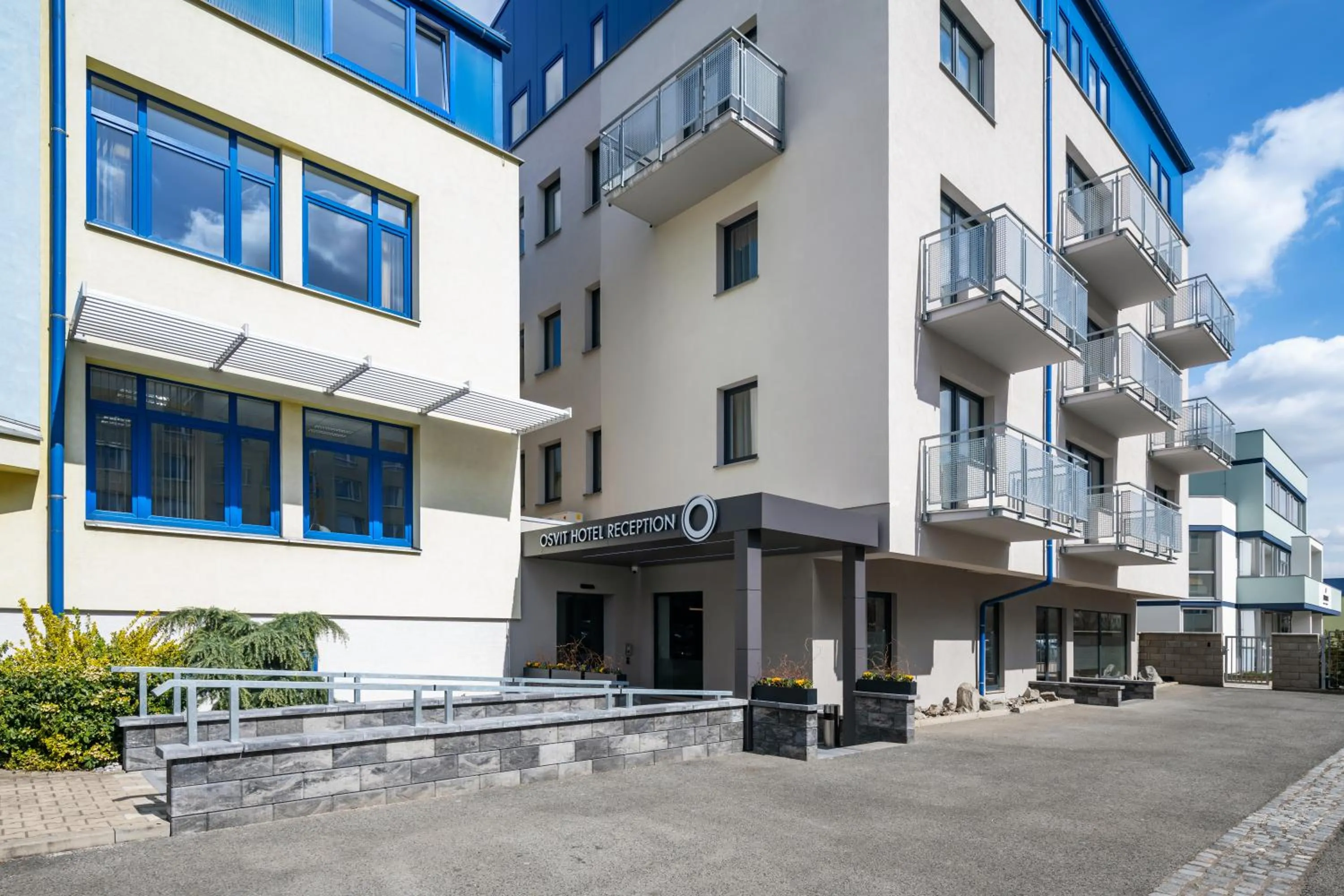 Property building in Hotel Osvit