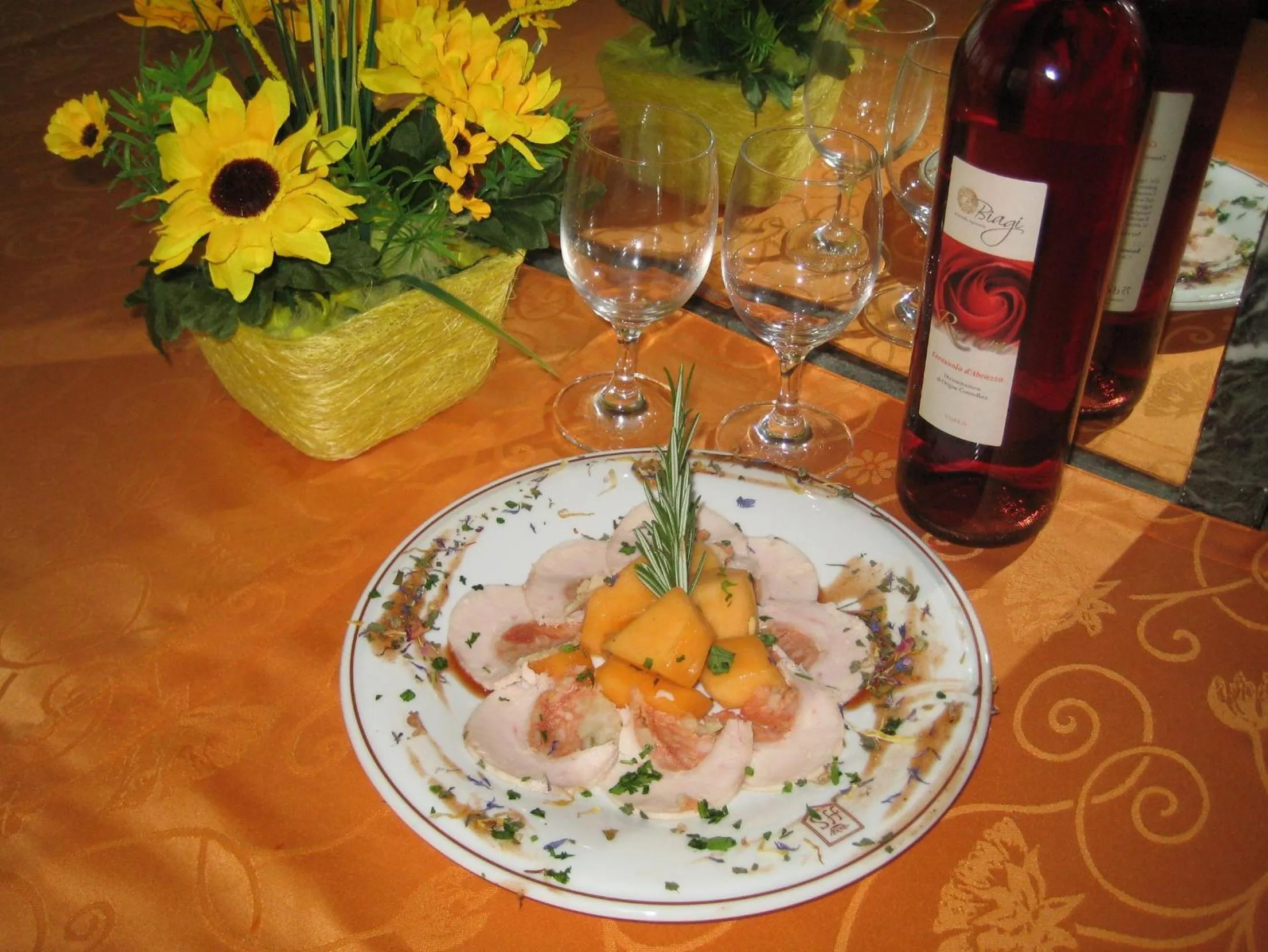 Food close-up in Hotel Soraya