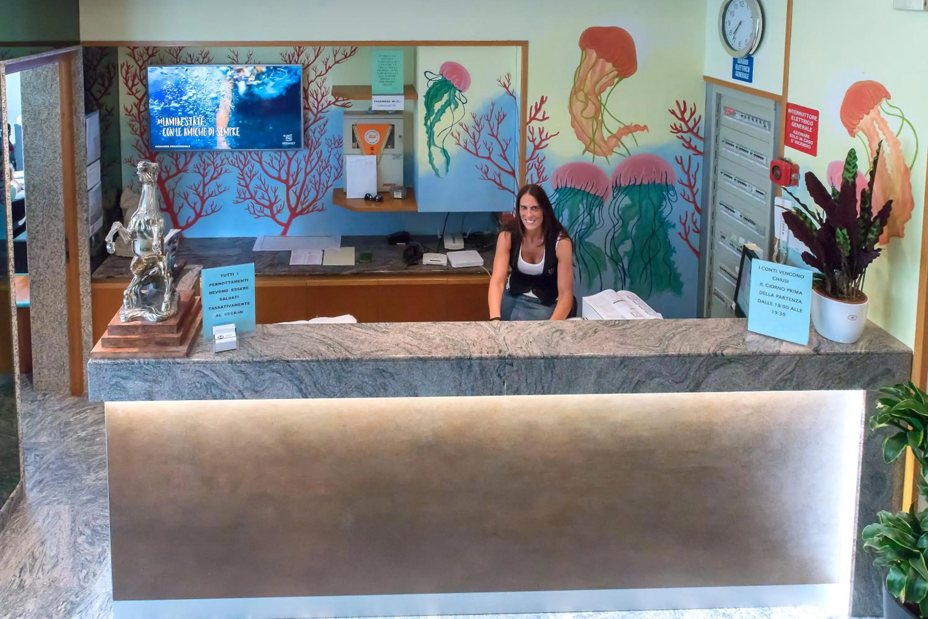 Lobby or reception in Hotel Soraya