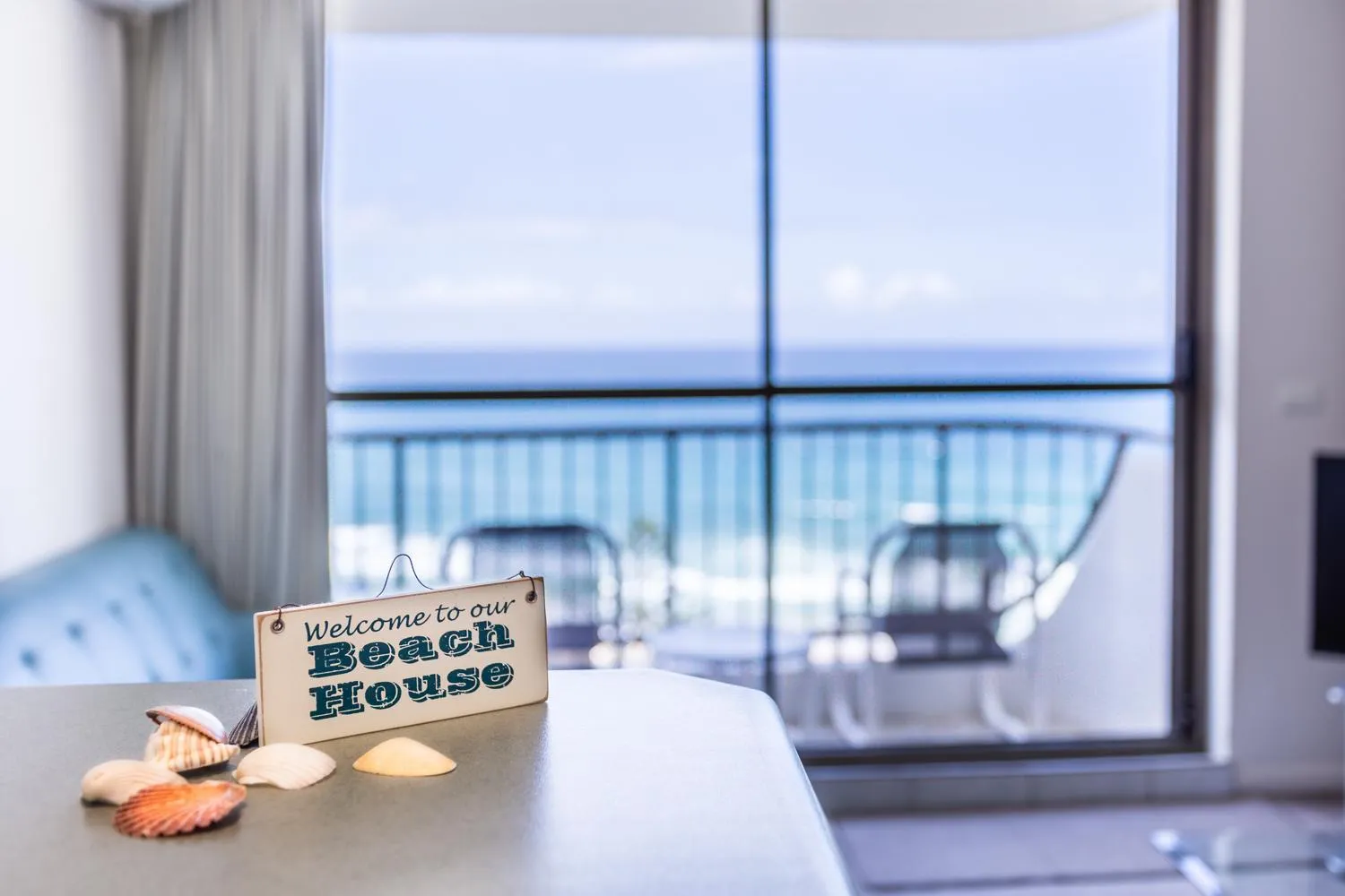 Sea view, Bed in Ocean Royale