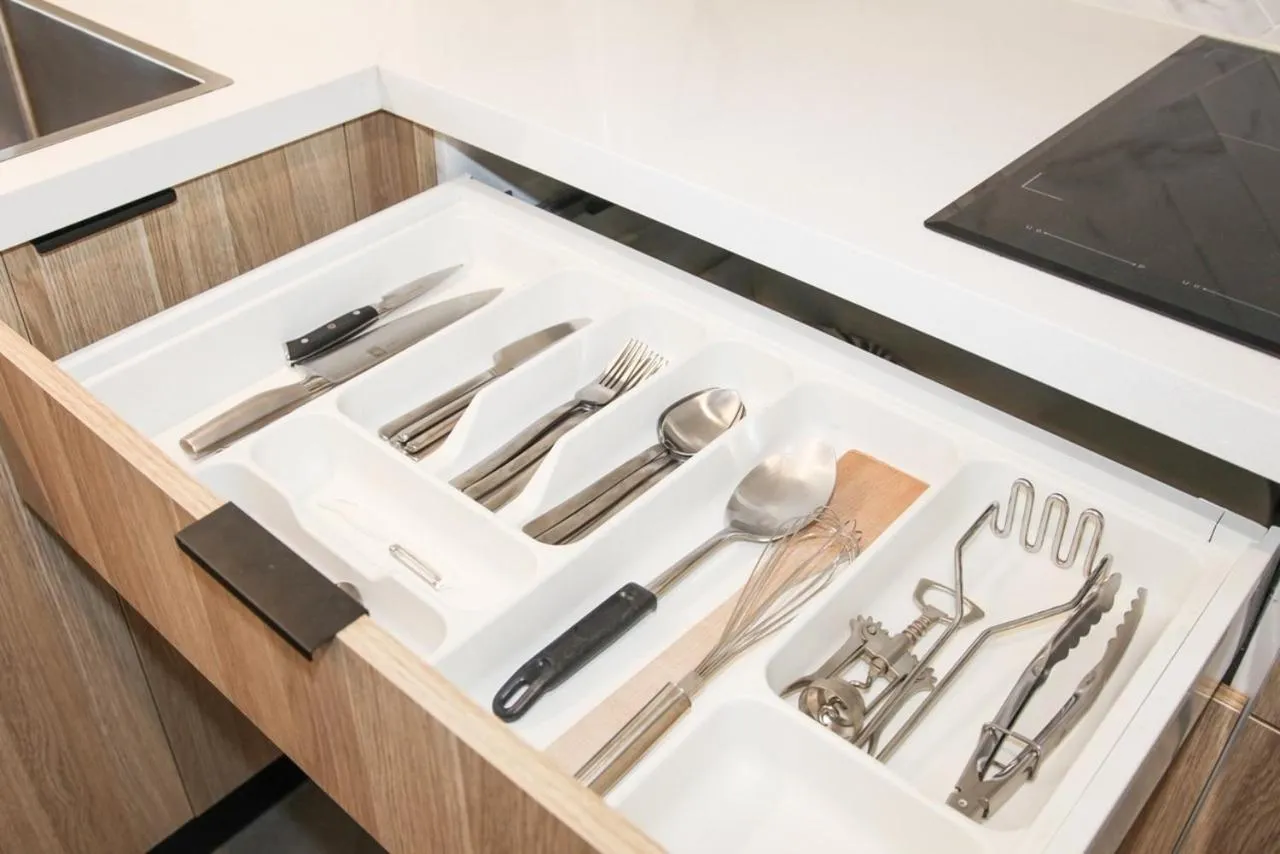 Kitchen or kitchenette in Bridgewater Apartments