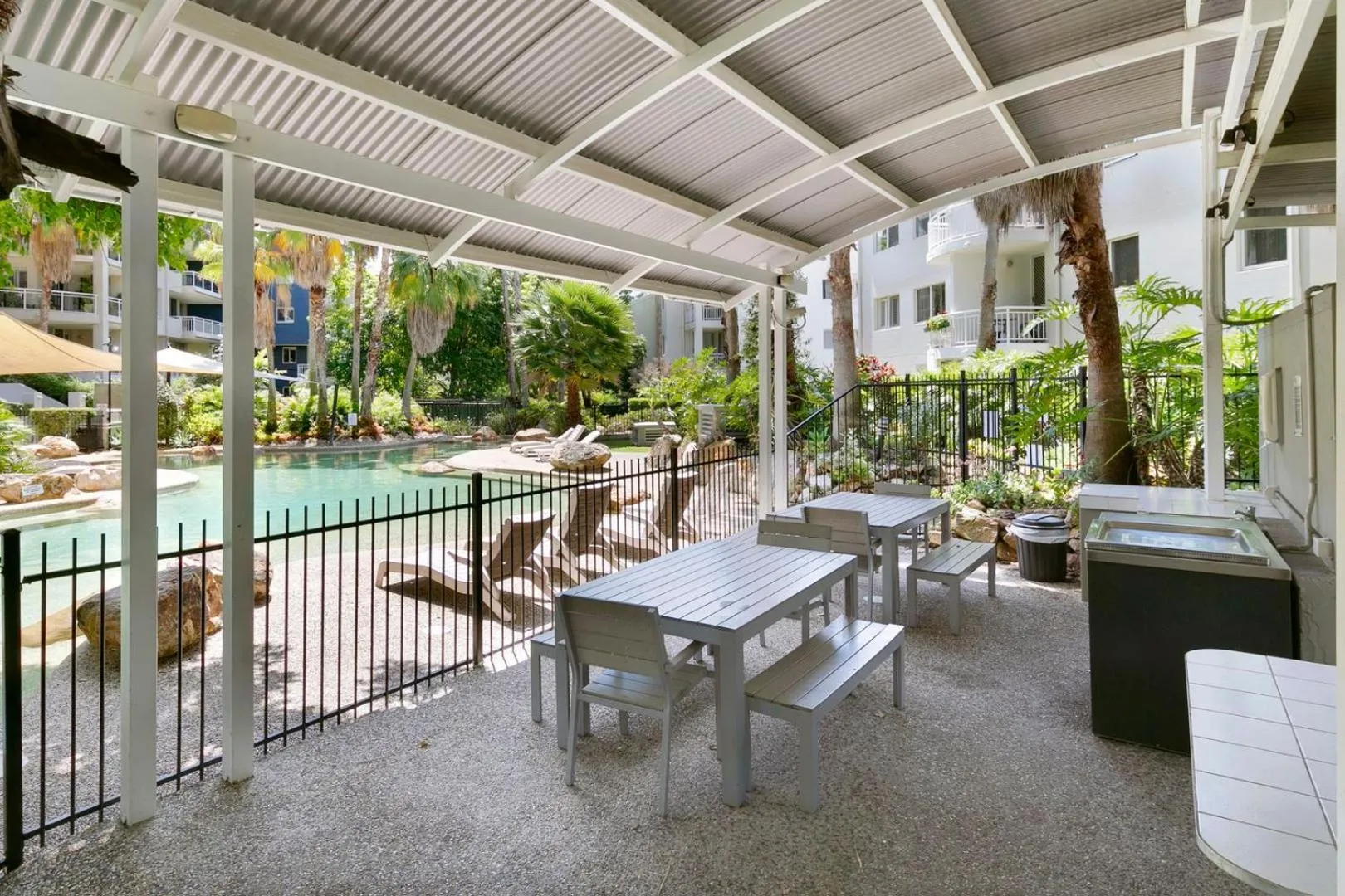 Patio in Bridgewater Apartments