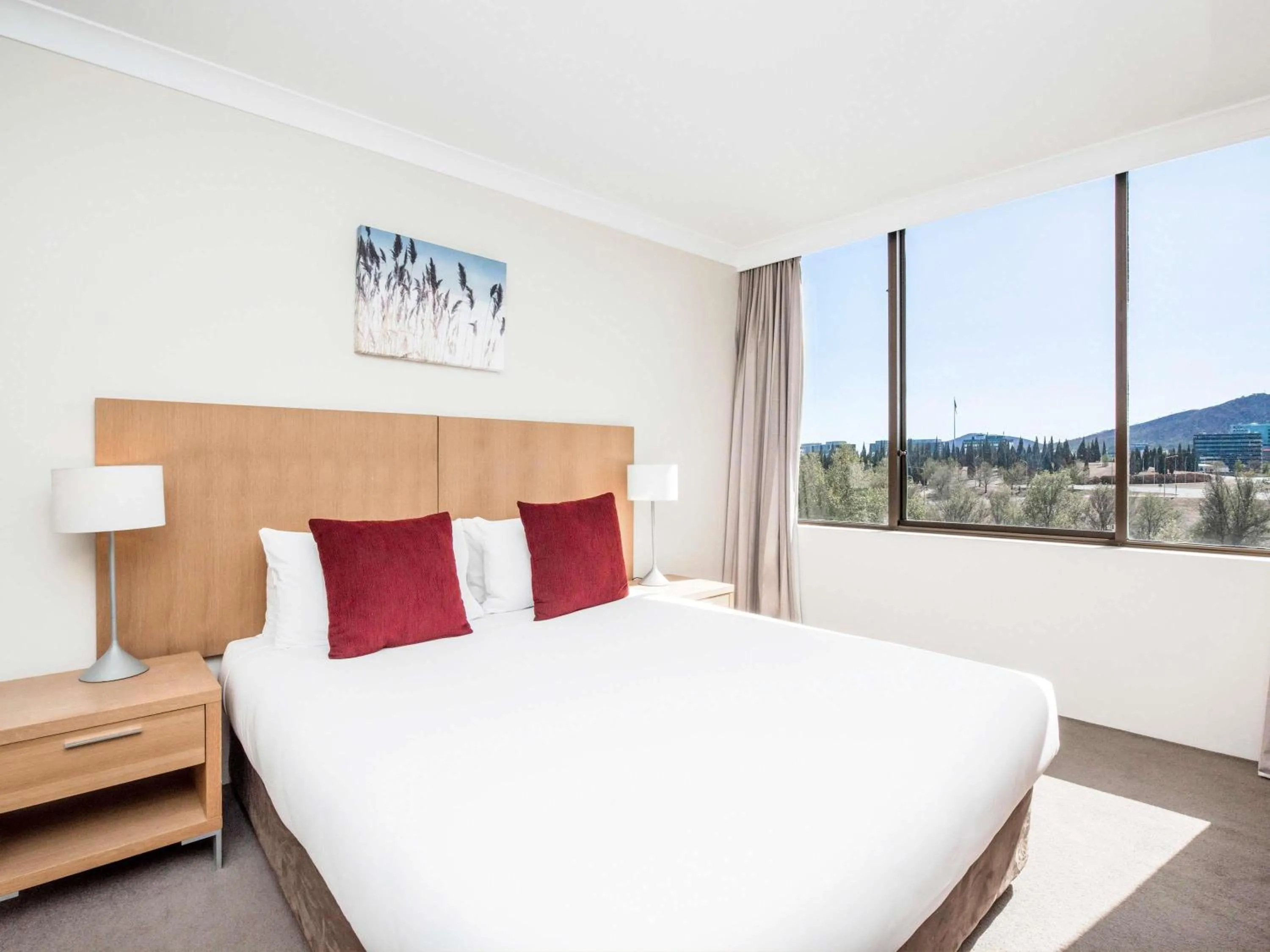 Bedroom, Bed in BreakFree Capital Tower Apartments