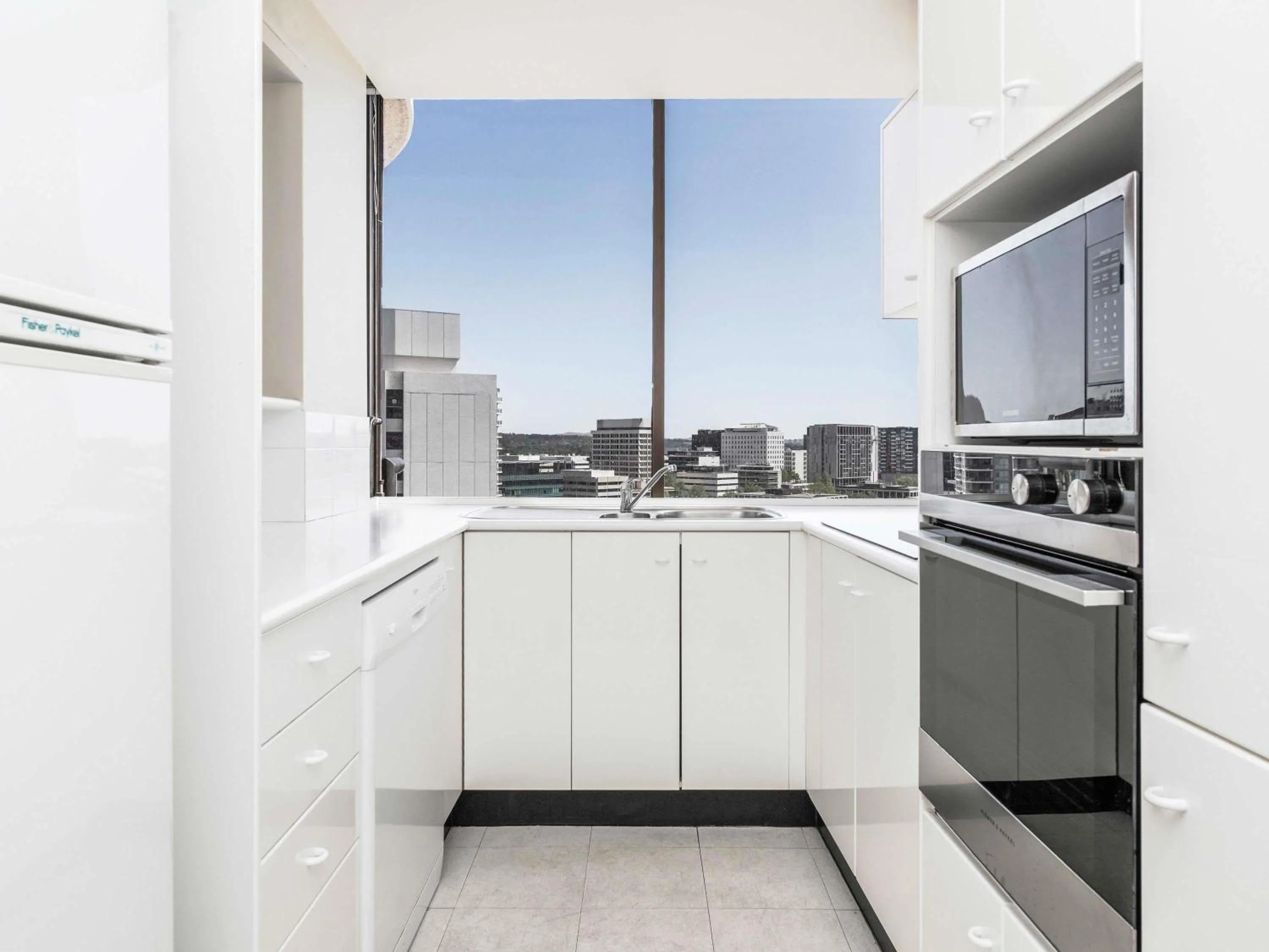 Bedroom in BreakFree Capital Tower Apartments